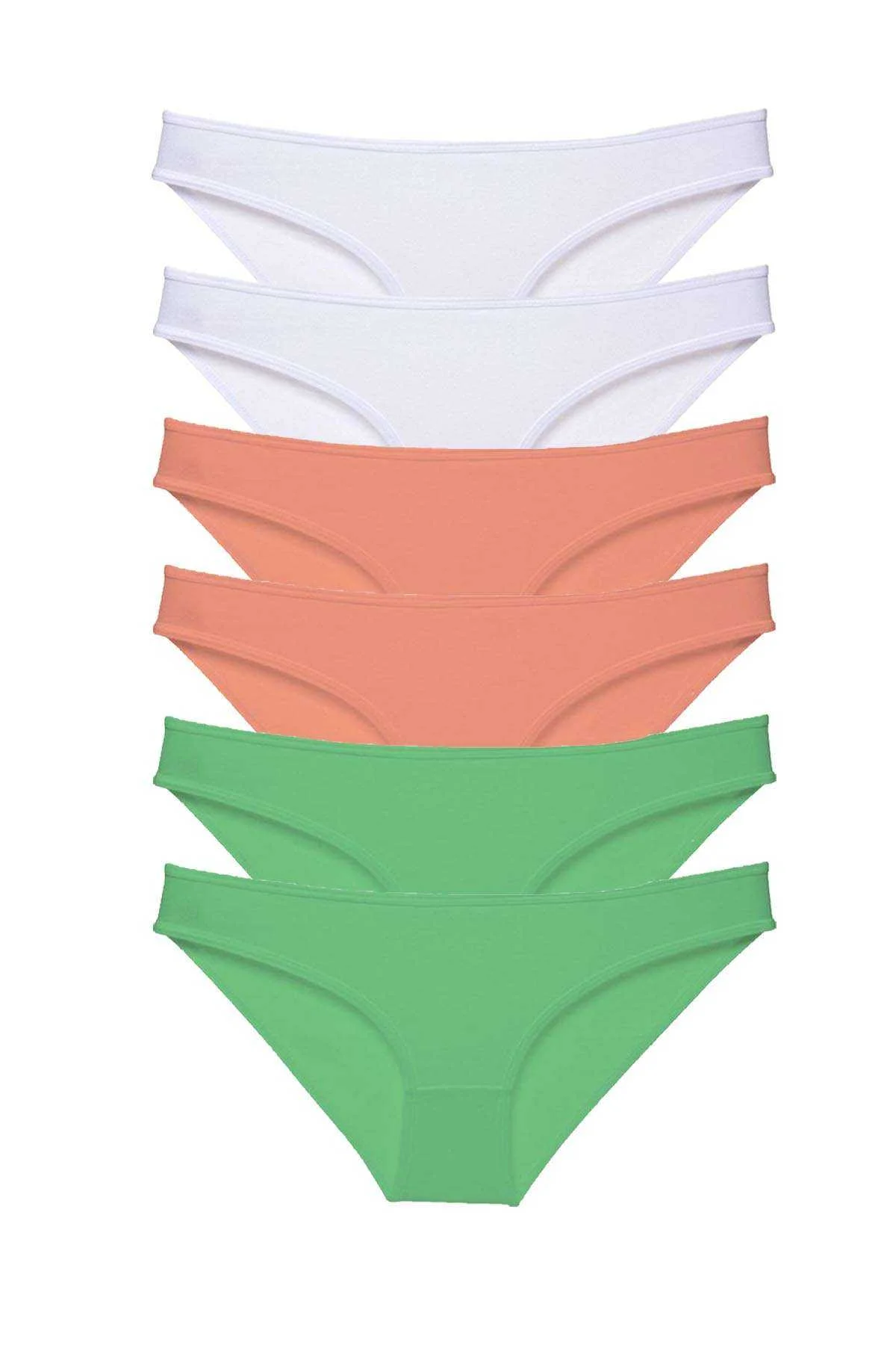 6 adet Süper Eko Set Likralı Kadın Slip Külot 550 - Just Cheap Store Görsel 2