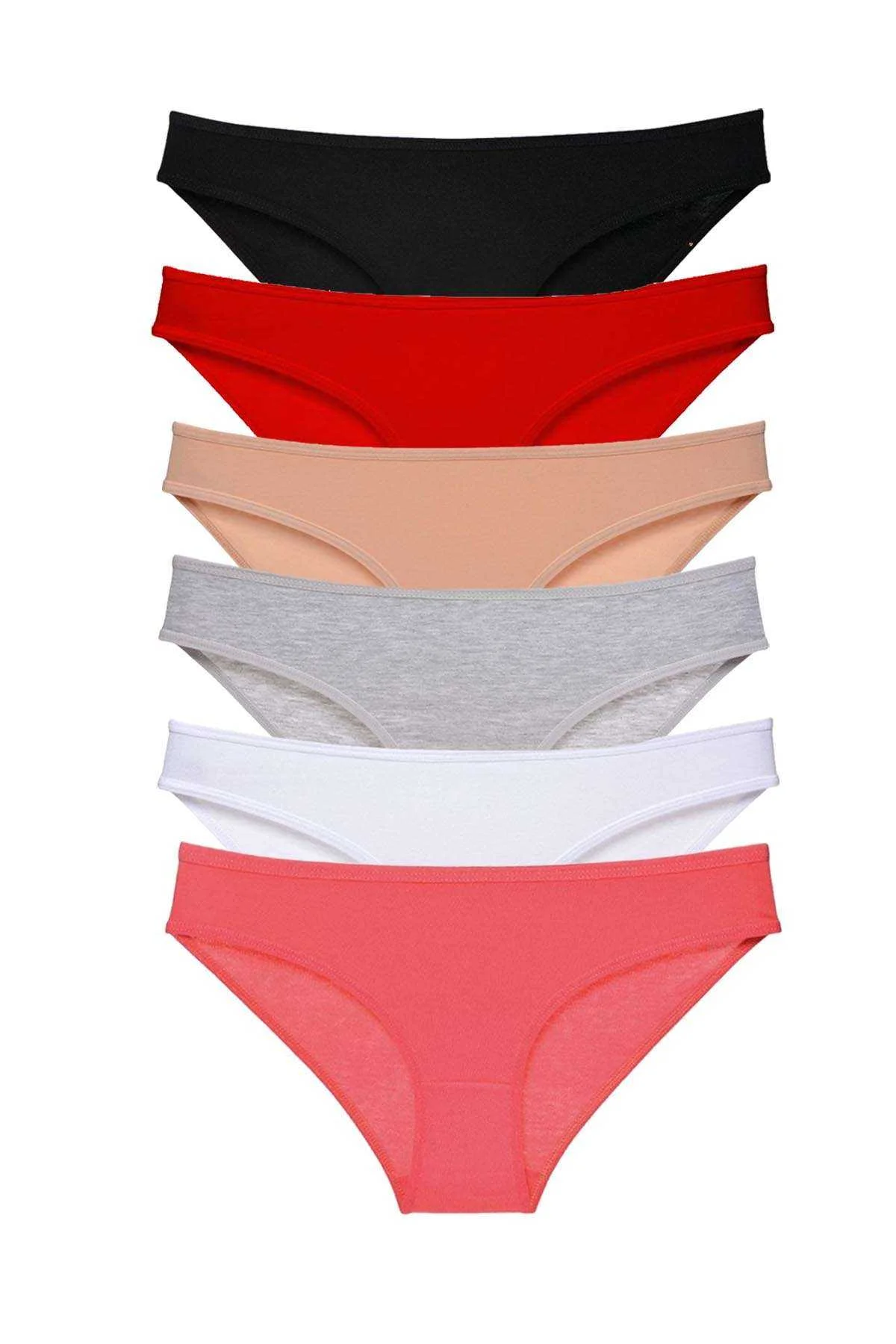 6 adet Süper Eko Set Likralı Kadın Slip Külot Renk 3 - Just Cheap Store Görsel 2