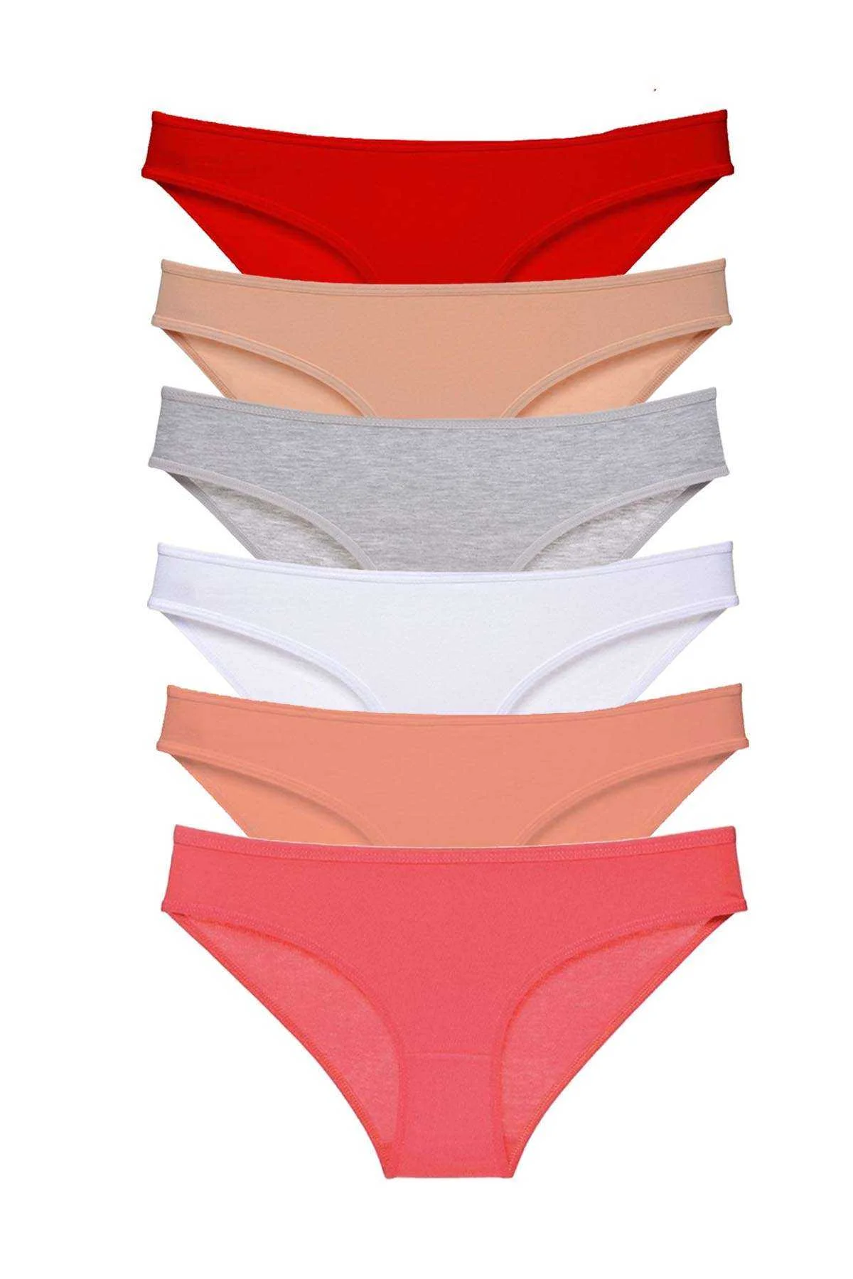 6 adet Süper Eko Set Likralı Kadın Slip Külot Renk 5 - Just Cheap Store Görsel 2