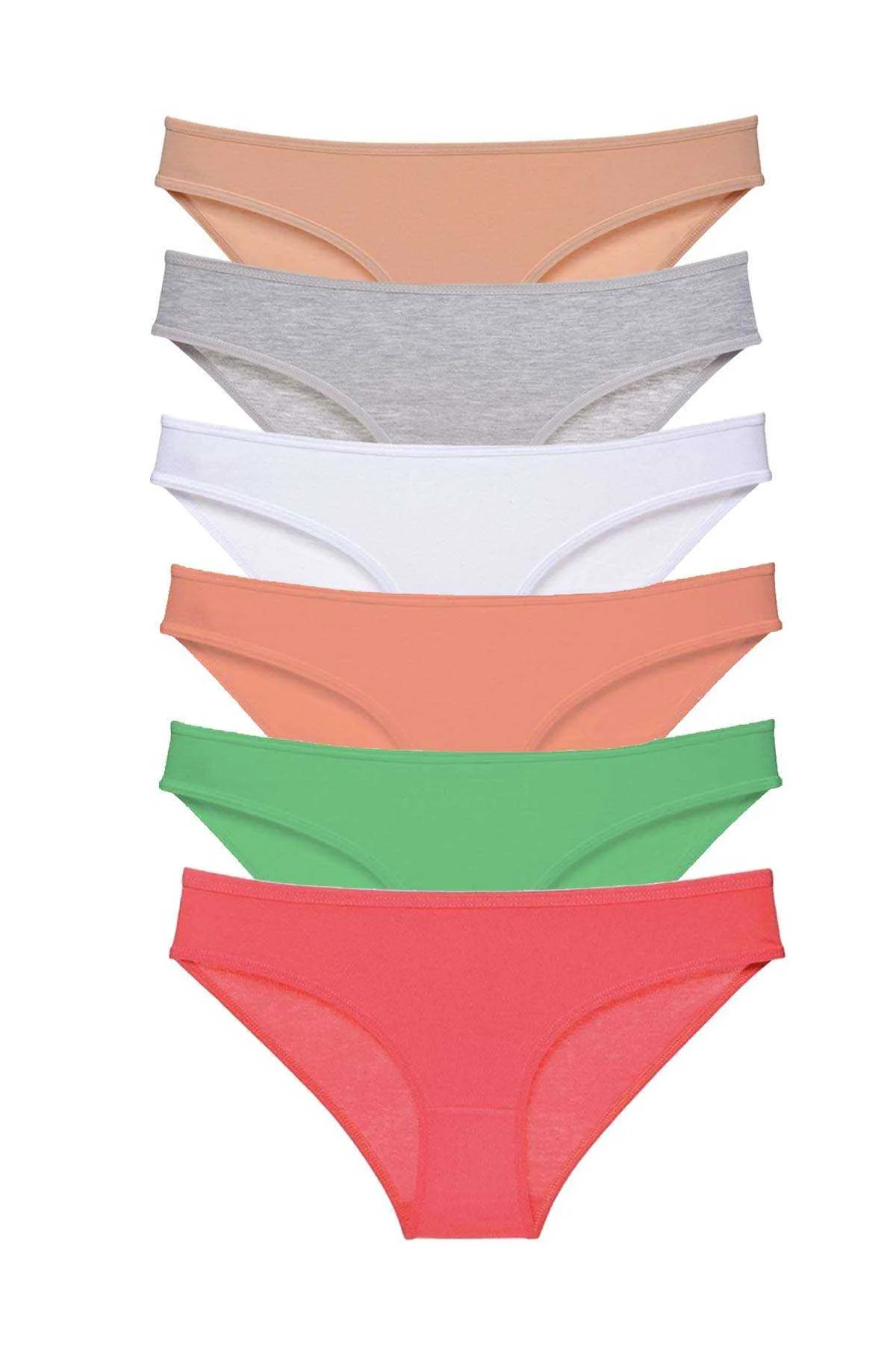 6 adet Süper Eko Set Likralı Kadın Slip Külot Renk 6 - Just Cheap Store Görsel 2