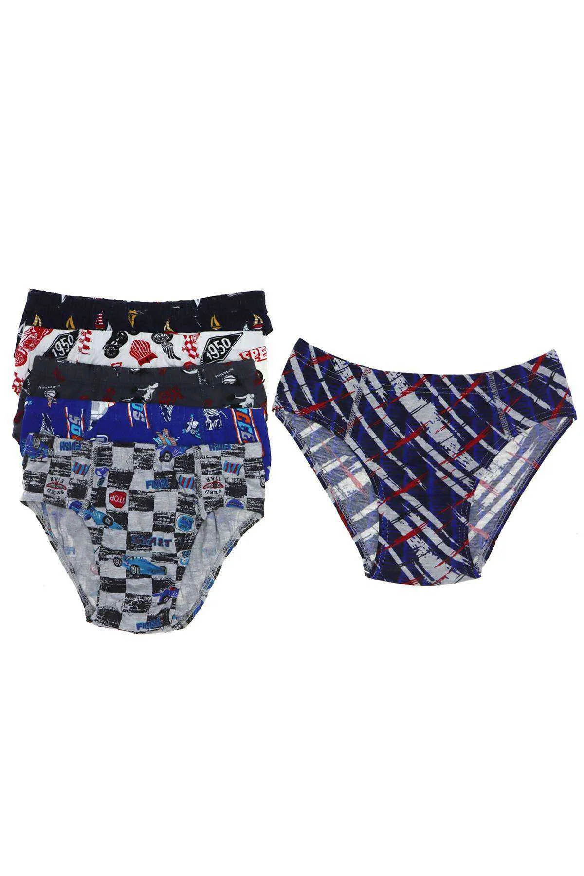 6 adet Desenli Erkek Çocuk Slip 504 - Just Cheap Store Görsel 4