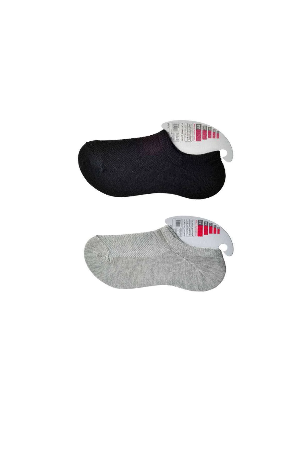 Siyah ve Gri Kadın Görünmez Çorap 9 çift - Just Cheap Store Görsel 4
