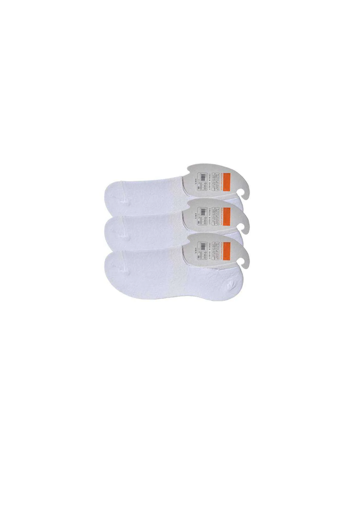 Beyaz Erkek Babet Çorap 3 çift - Just Cheap Store Görsel 4