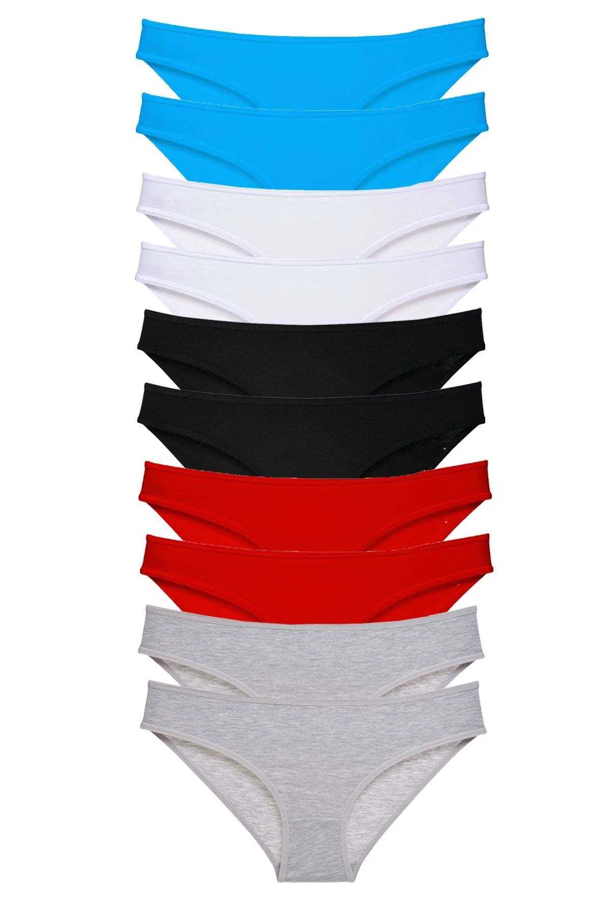 10 adet Süper Eko Set Likralı Kadın Slip 528 - Just Cheap Store Görsel 2