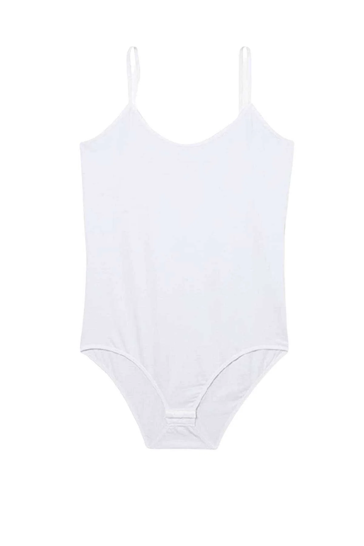 İp Askılı Kadın Çıtçıtlı Body Beyaz - Just Cheap Store Görsel 5