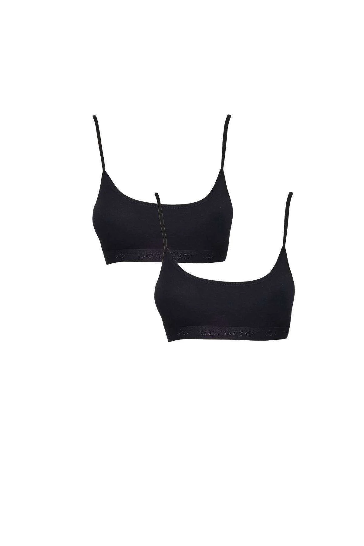 Pedli İp Askılı Siyah Büstiyer 2 adet - Just Cheap Store Görsel 4
