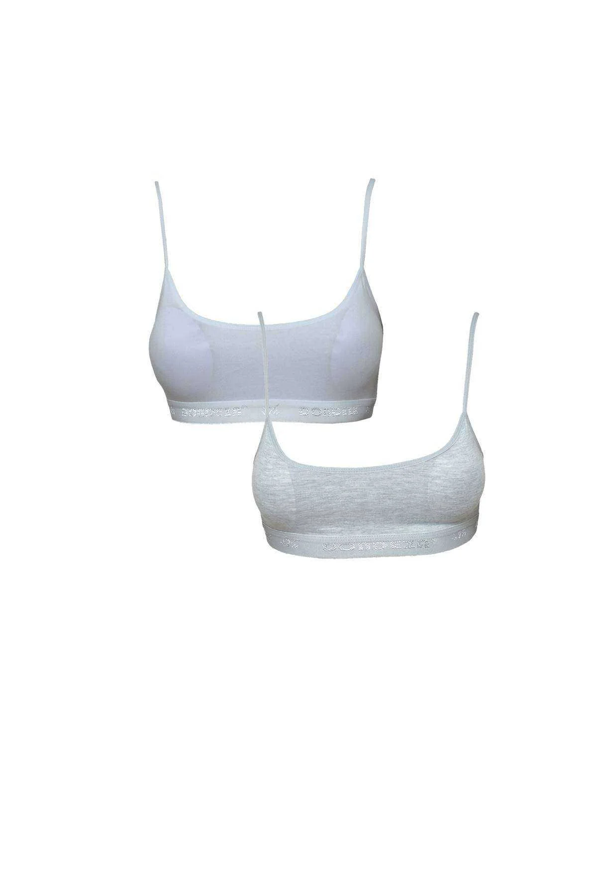 Pedli İp Askılı Beyaz ve Gri Büstiyer 2 adet - Just Cheap Store Görsel 5