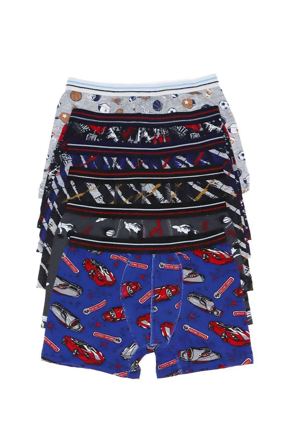 6 adet Erkek Çocuk Desenli Boxer 505 - Just Cheap Store Görsel 4