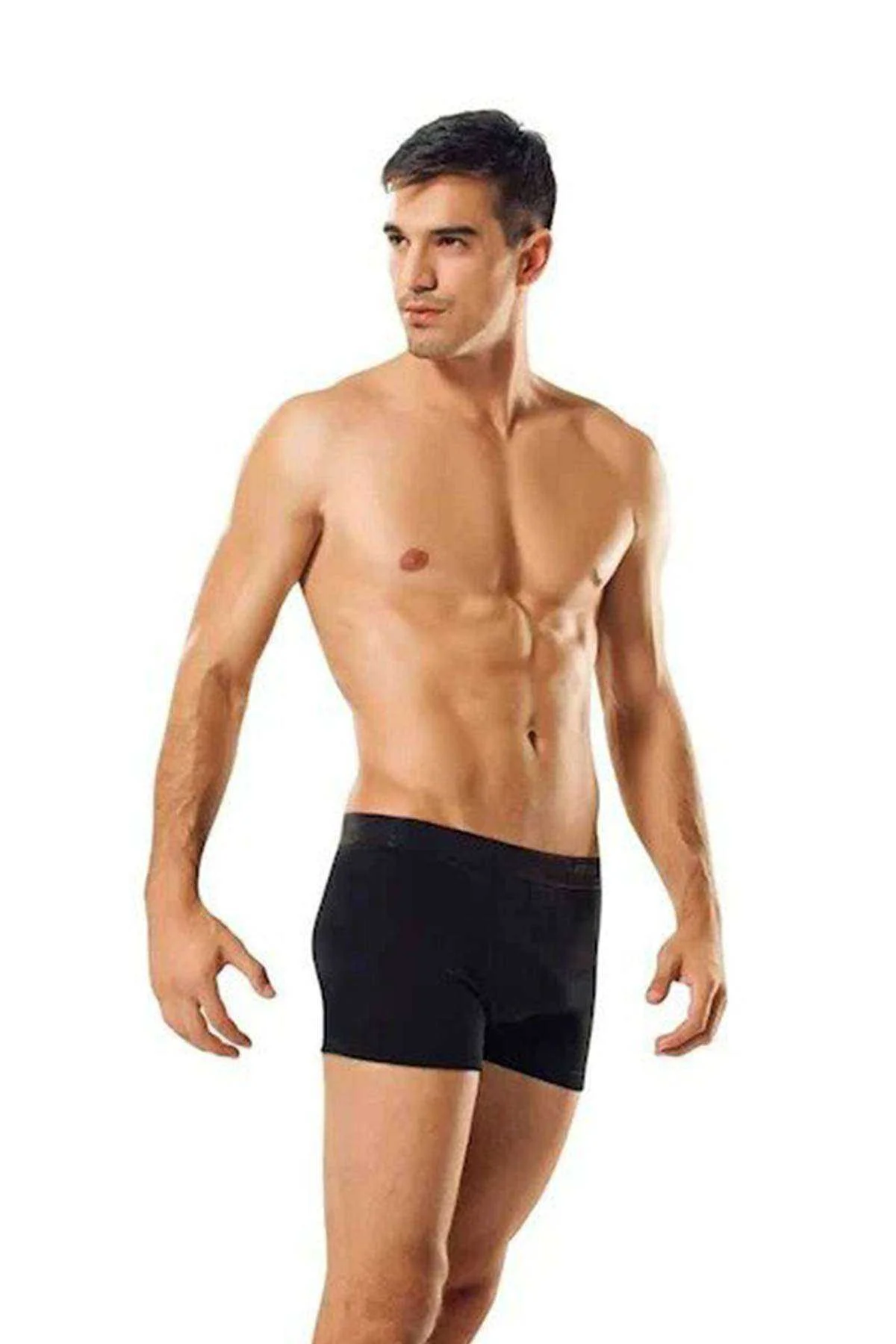 3 adet Tutku Likralı Erkek Siyah Boxer 0114 - Just Cheap Store Görsel 2