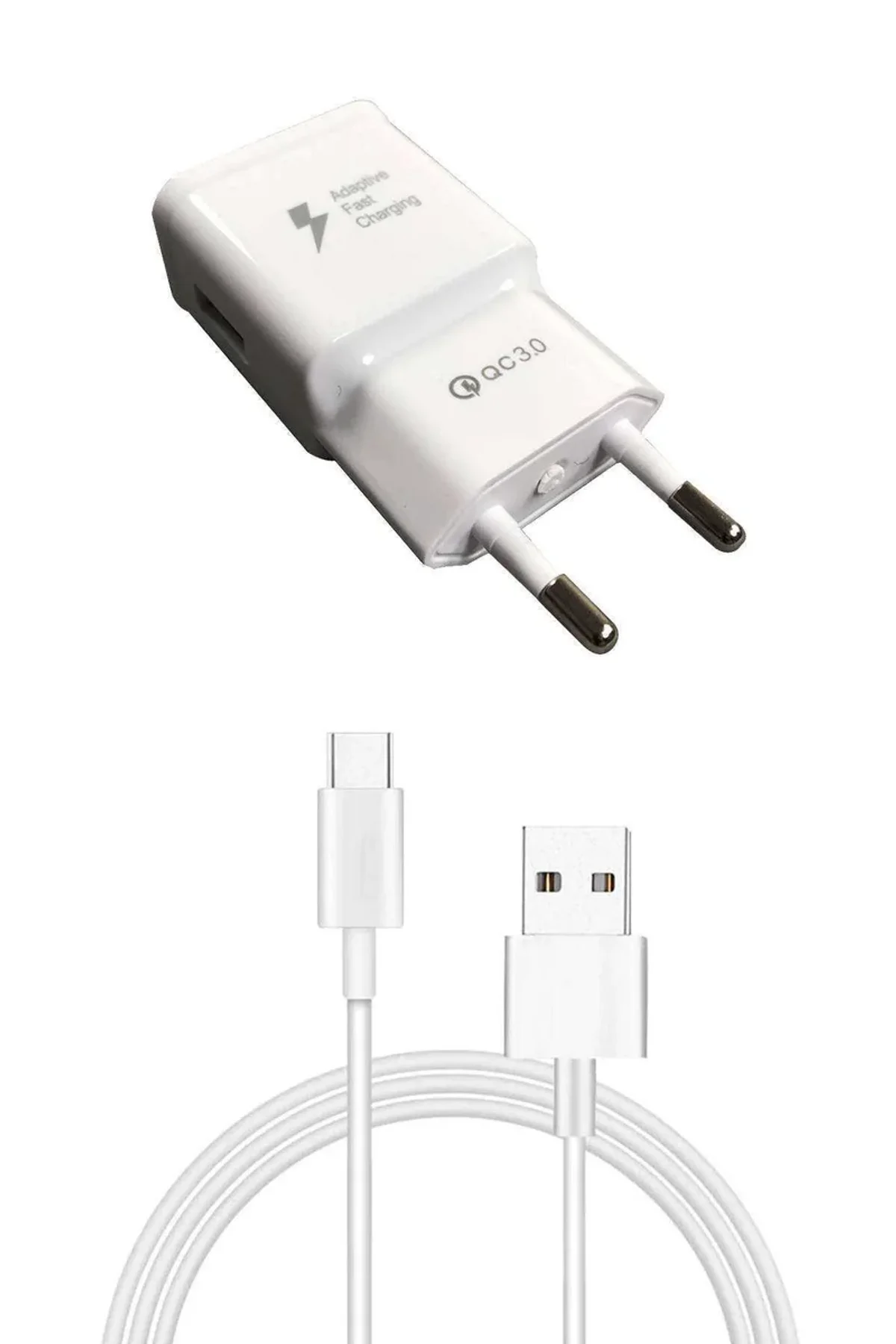 Android Type-C Uçlu Hızlı Şarj Aleti 3.1A 1 Metre Kablolu Hızlı Şarj Cihazı - Just Cheap Store Görsel 5