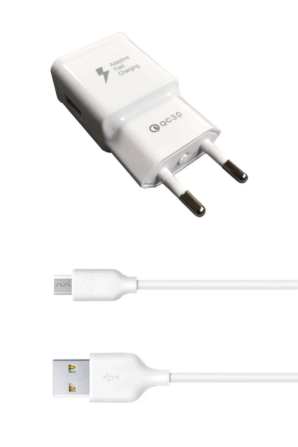 Android Mikro Uçlu Hızlı Şarj Aleti 3.1A 1 Metre Kablolu Hızlı Şarj Cihazı - Just Cheap Store Görsel 5