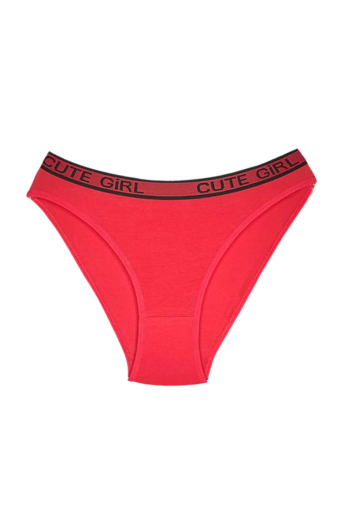 5 Adet Beli Yazılı Pamuklu Kalın Lastik Kadın Slip Külot - Just Cheap Store Görsel 5