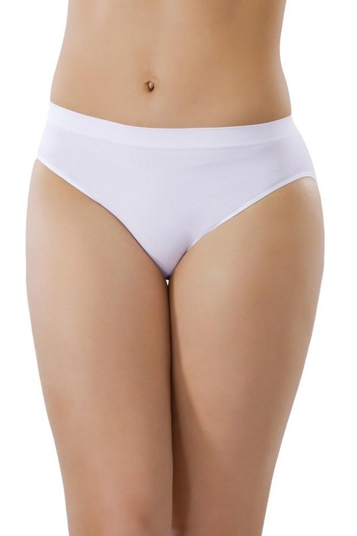 Dikişsiz İz Yapmaz Bayan Slip Külot 11000 Beyaz - Just Cheap Store Görsel 4