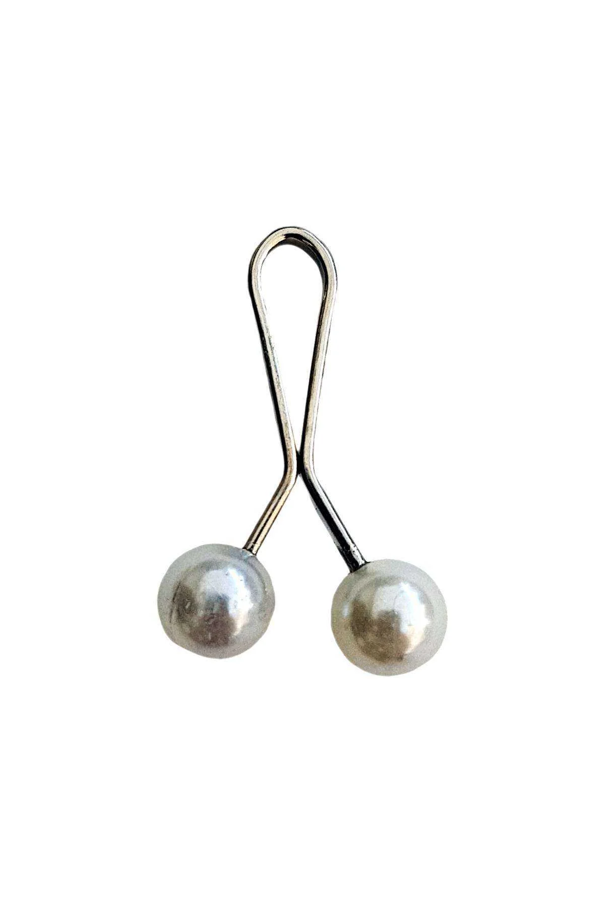 3 Adet Tesettür Eşarp ve Şal Klipsi İnci Beyaz - Just Cheap Store Görsel 5