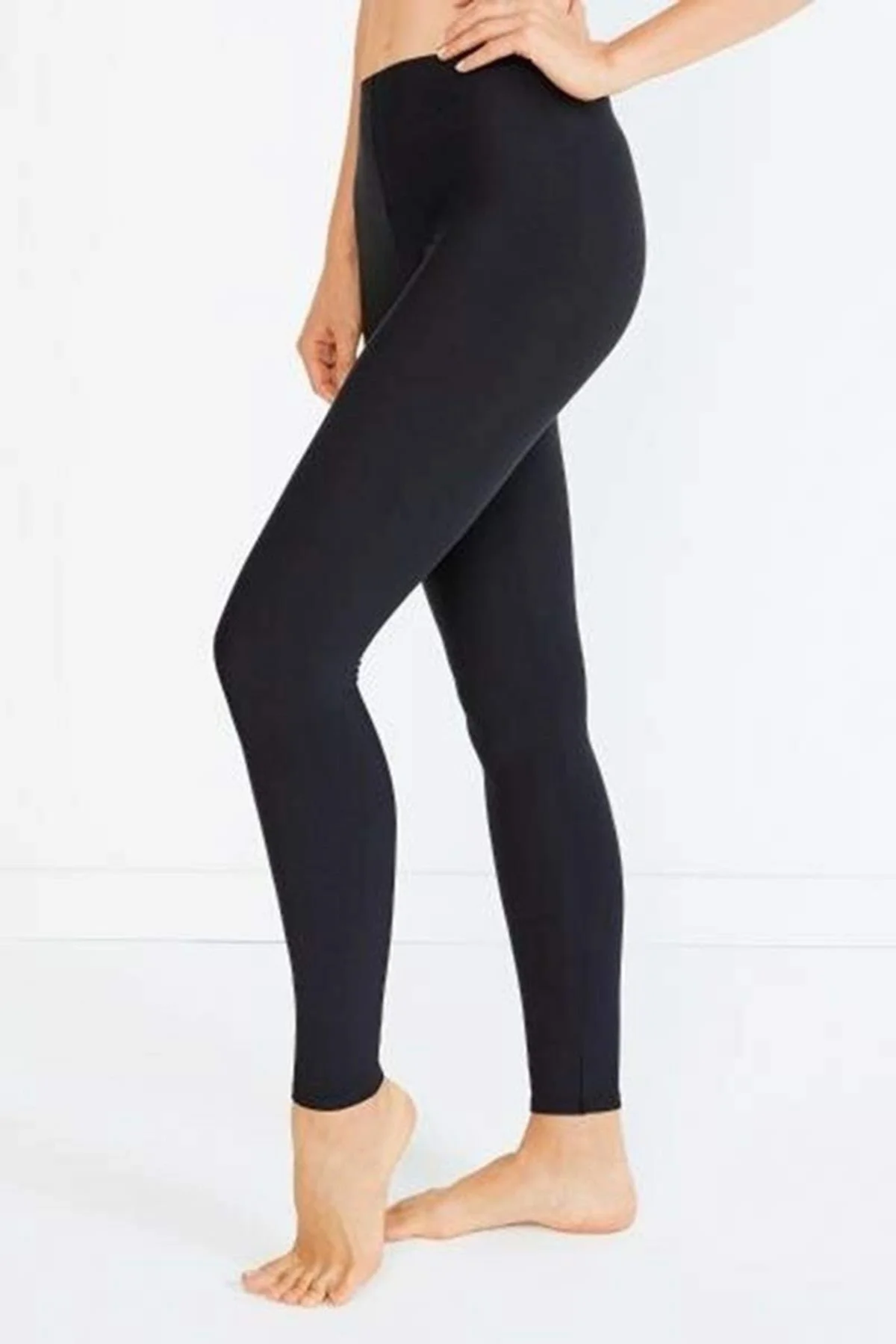 Kadın İçi Pamuklu Termal Pijama Tayt İçlik Siyah - Just Cheap Store Görsel 4