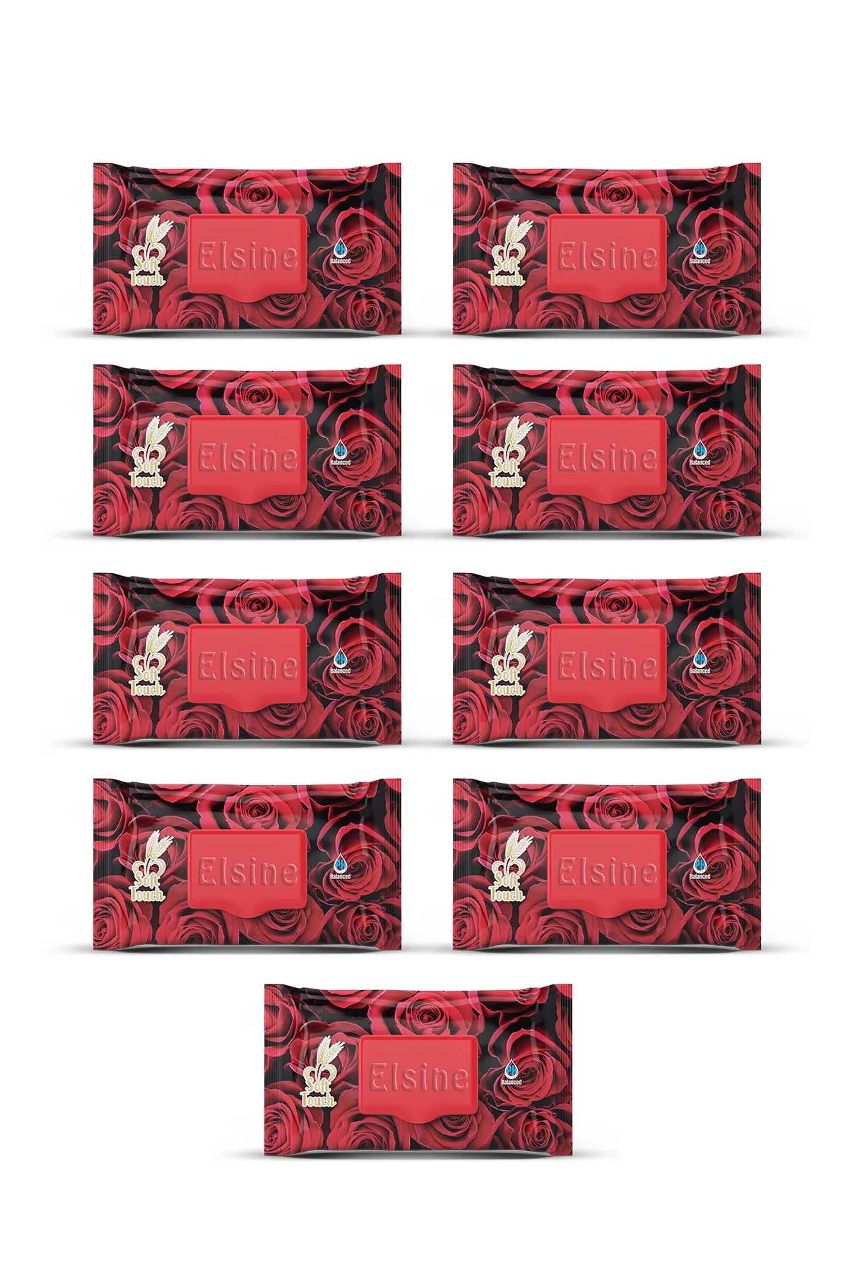 9 Paket Red Rose Islak Havlu Mendil 90 Adet Kapaklı Gül Kokulu - Just Cheap Store Görsel 4