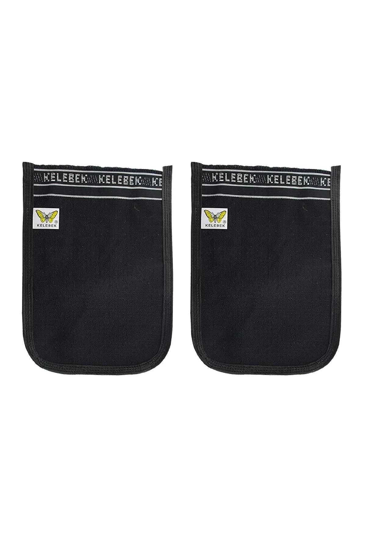 2 Adet Osmanlı Kalın Siyah Banyo Hamam Kesesi 25x17 Cm - Just Cheap Store Görsel 2