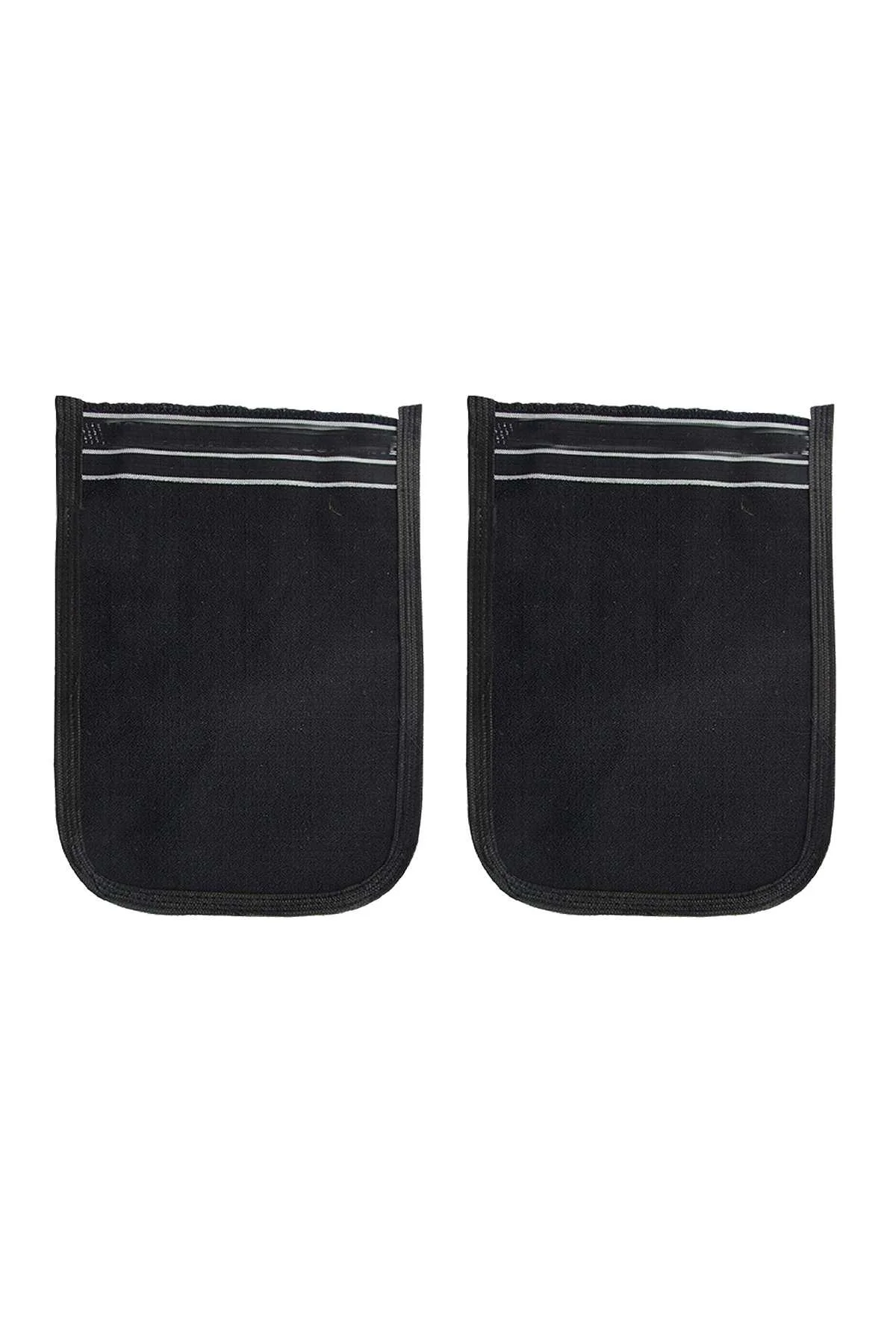 2 Adet Osmanlı Kalın Siyah Banyo Hamam Kesesi 25x17 Cm - Just Cheap Store Görsel 2