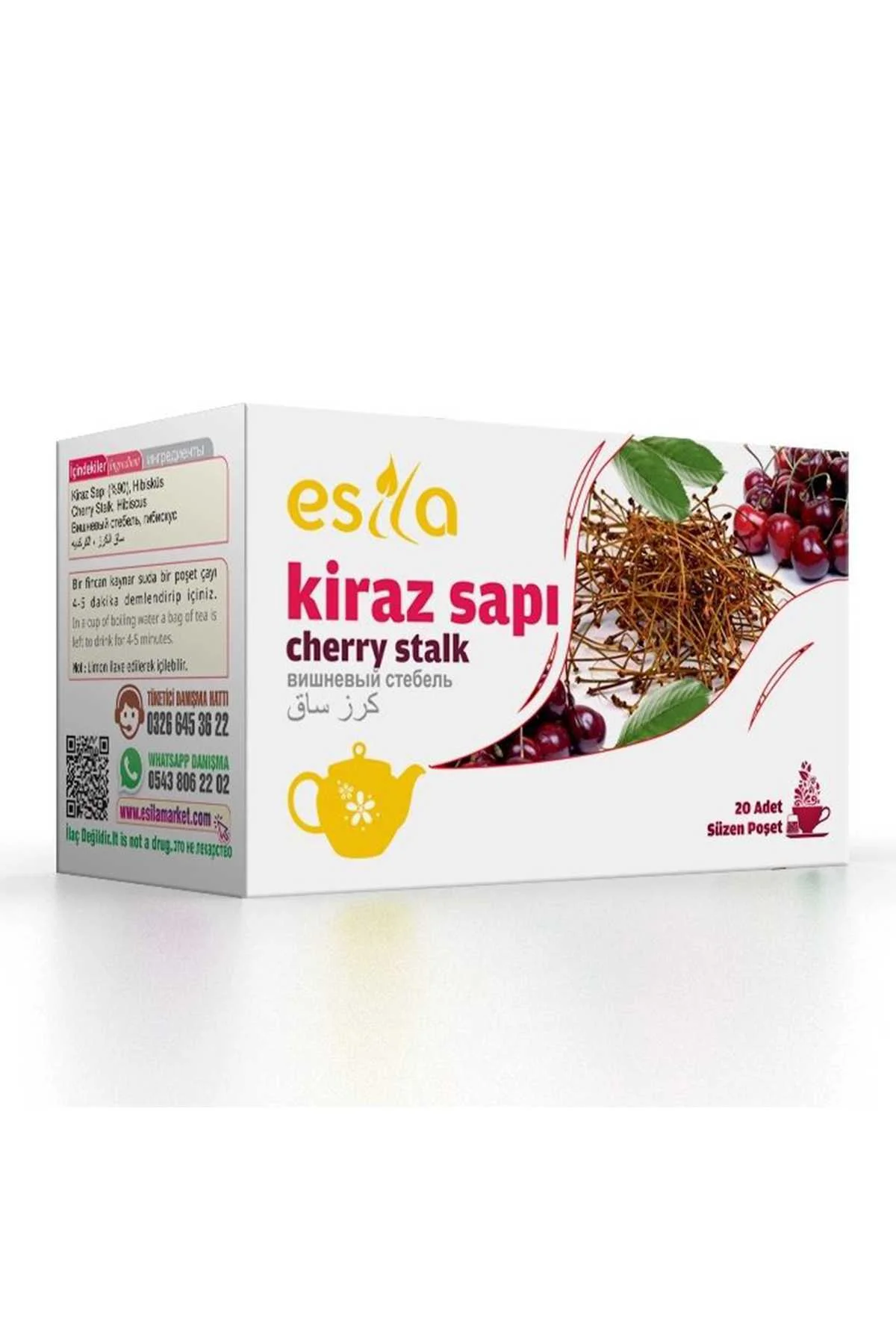 Kiraz Sapı Çayı 20 Li - Just Cheap Store Görsel 2