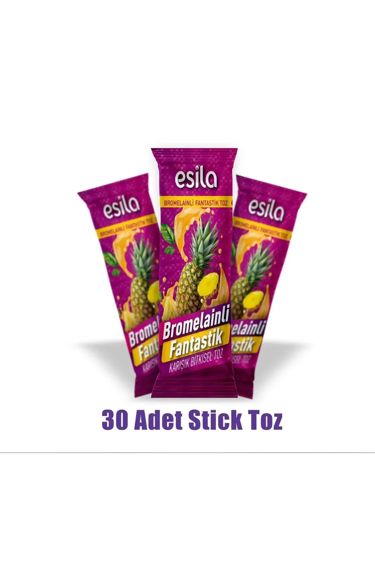 Fantastik 30’lu Stick Bromelainli Bitkisel Toz Çay - Just Cheap Store Görsel 5