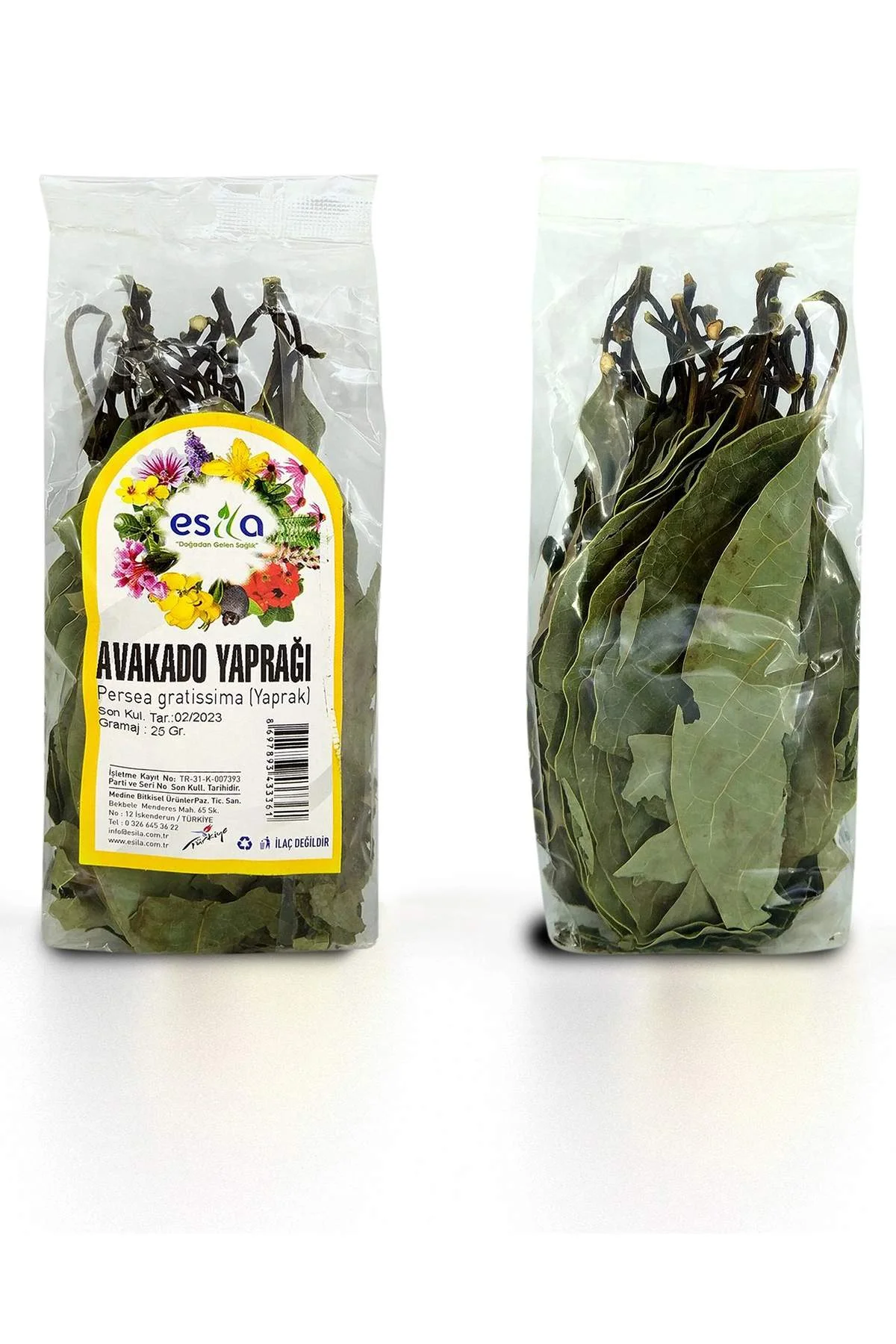 Poşet Avakado Yaprağı 25 Gr