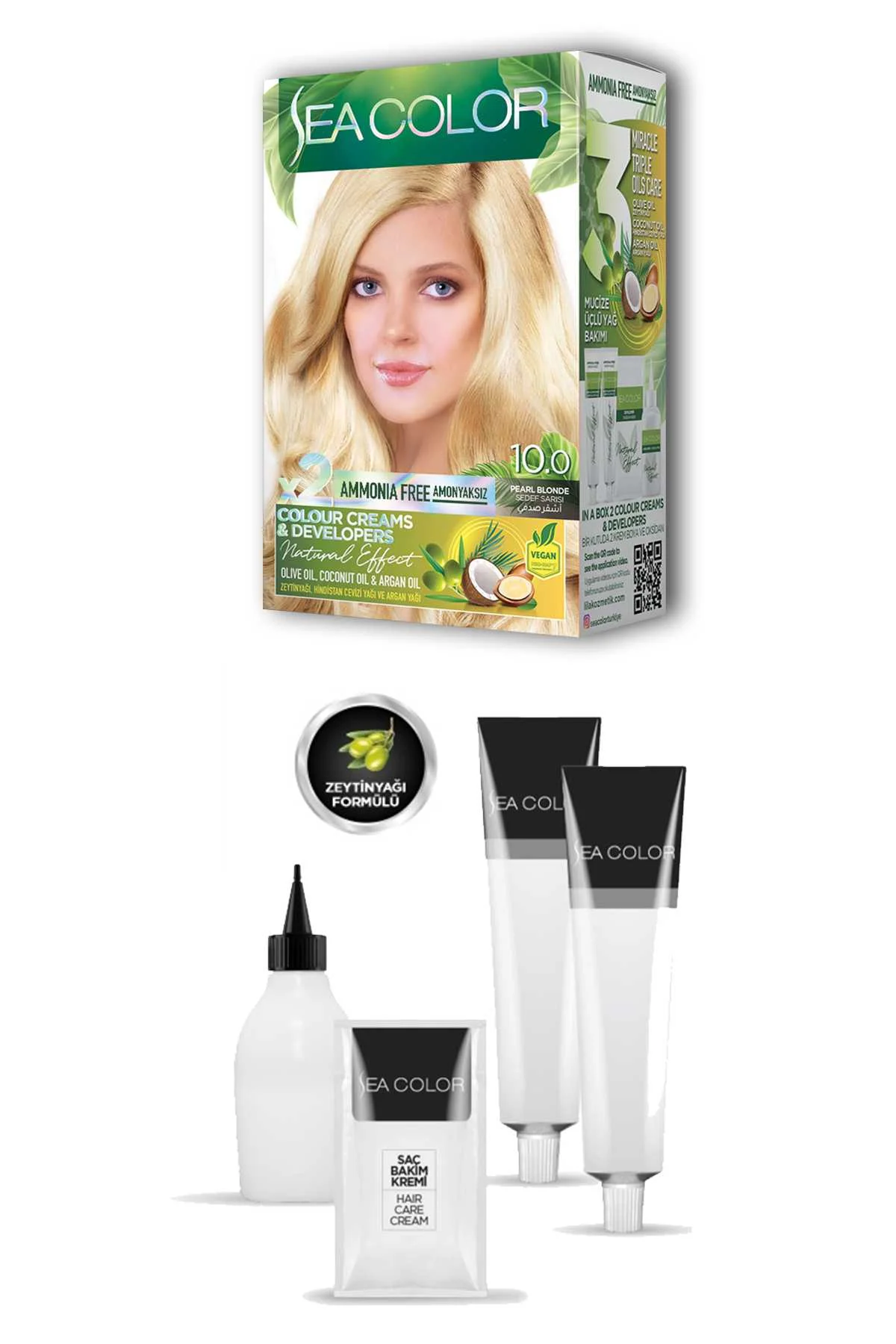 2 Tüp Krem Saç Boyası Seti Sedef Sarı No:10.0 - Just Cheap Store Görsel 3