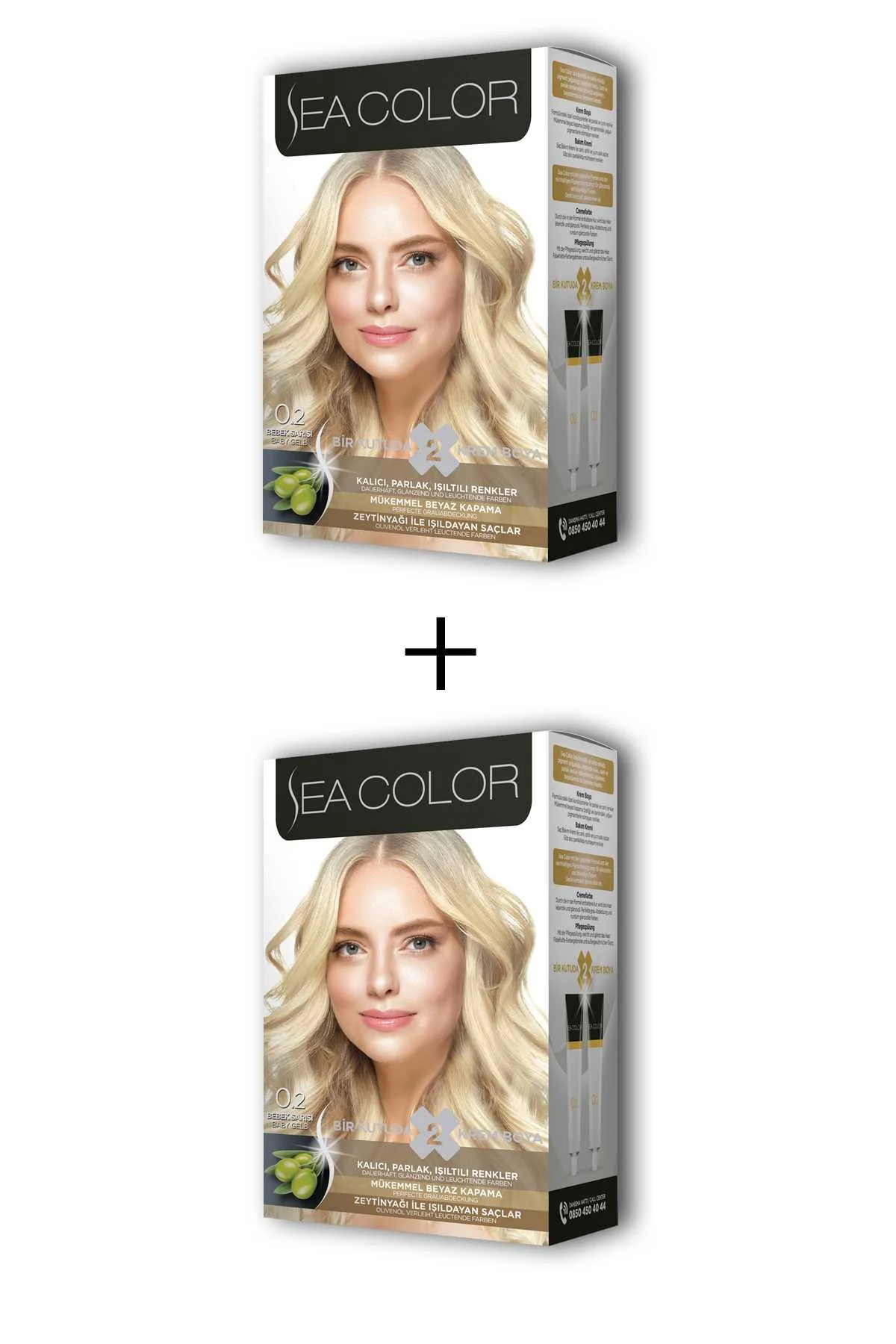 2X2 Tüp Krem Saç Boyası Seti Bebek Sarısı No:0.2 - Just Cheap Store Görsel 2