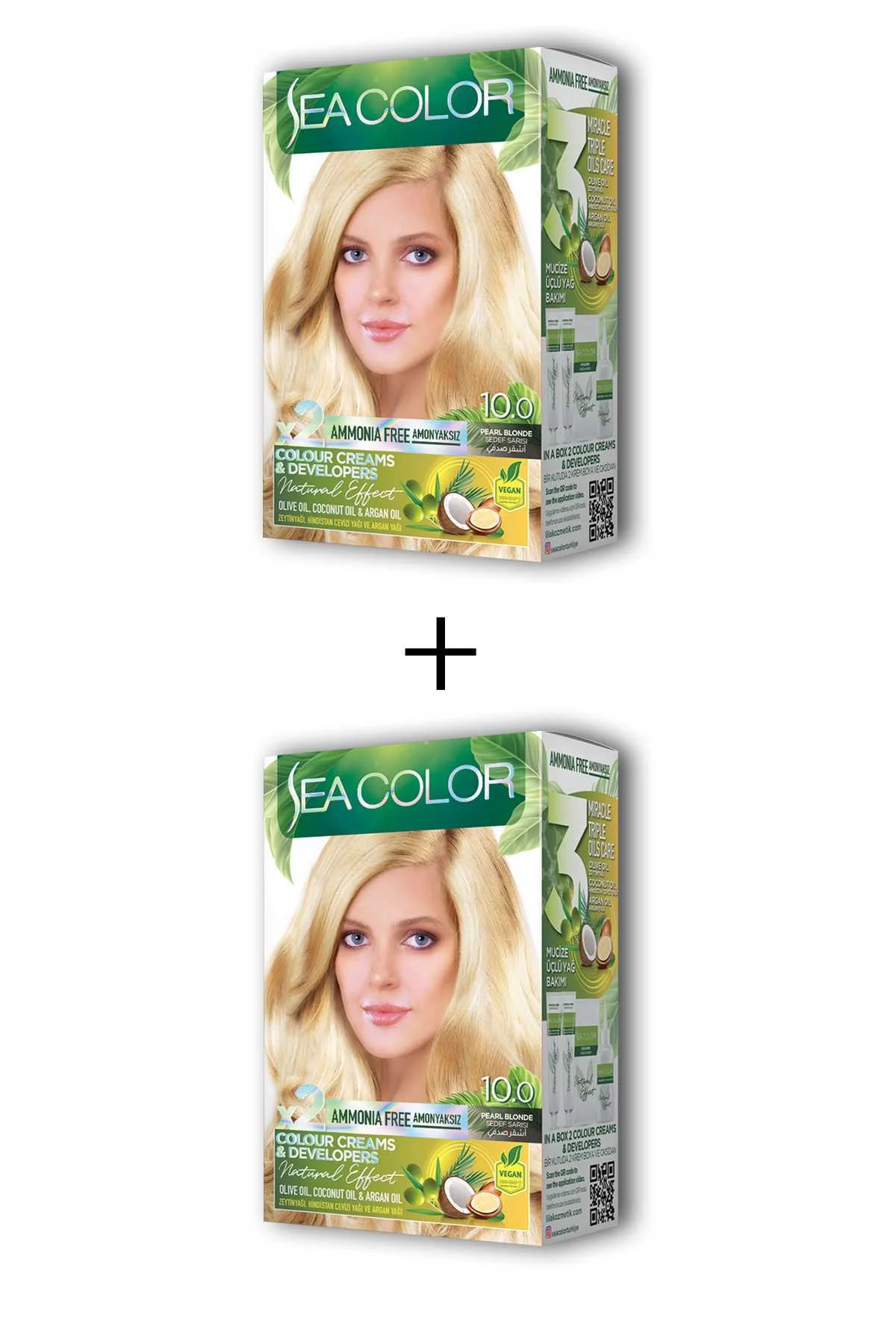 2X2 Tüp Krem Saç Boyası Seti Sedef Sarı No:10.0 - Just Cheap Store Görsel 2