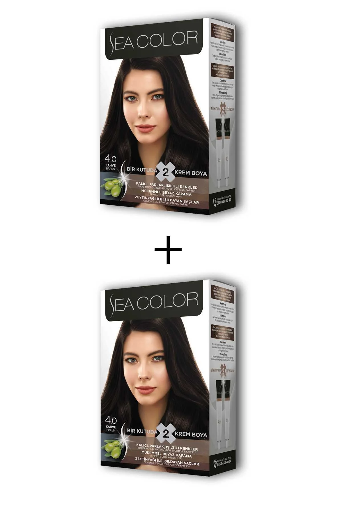 2X2 Tüp Krem Saç Boyası Seti Kahve No:4.0 - Just Cheap Store Görsel 5