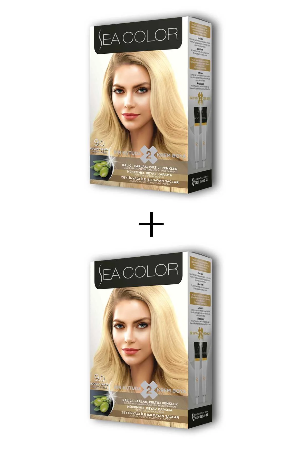 2X2 Tüp Krem Saç Boyası Seti Buğday Sarısı No:9.0 - Just Cheap Store Görsel 5