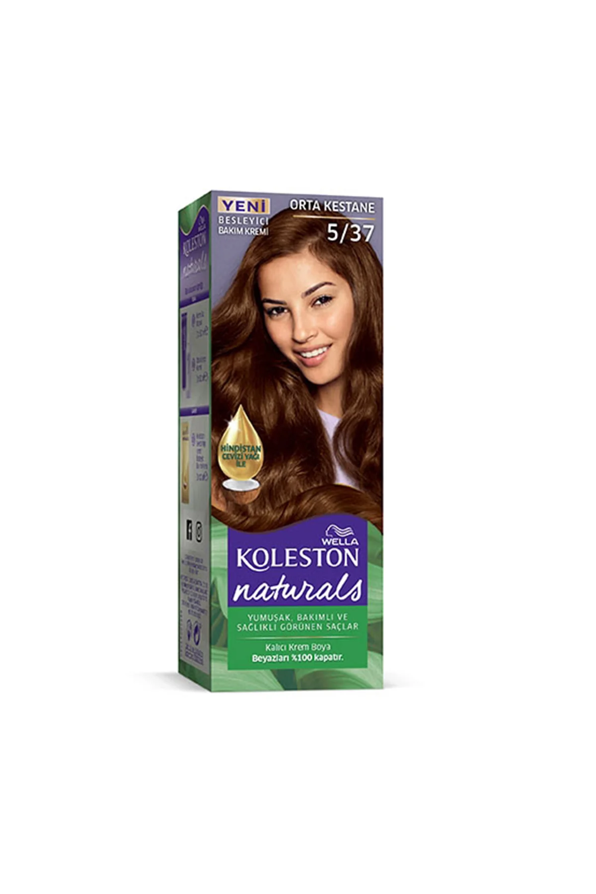 Naturals Saç Boyası Orta Kestane 5/37 - Just Cheap Store Görsel 2