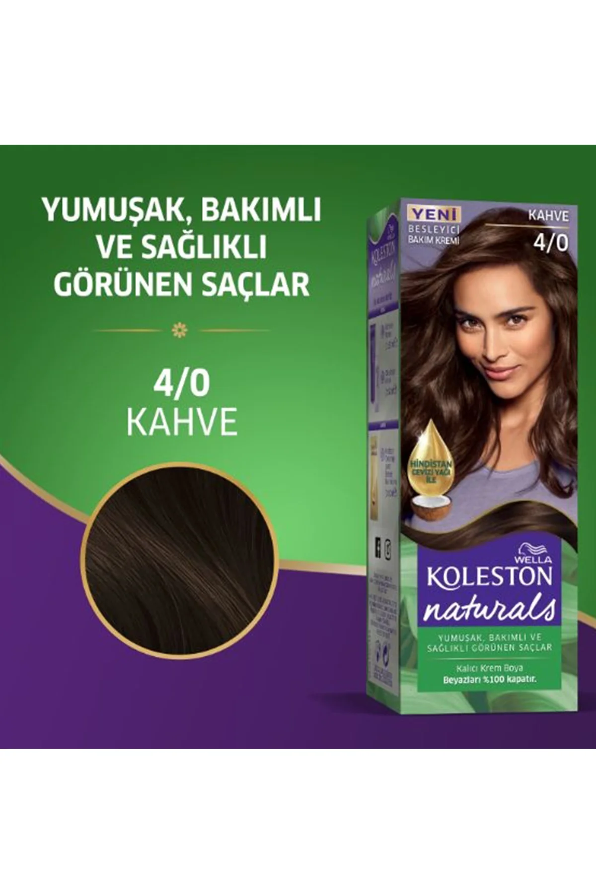 Naturals Saç Boyası Kahve 4/0 2x Paket - Just Cheap Store Görsel 5