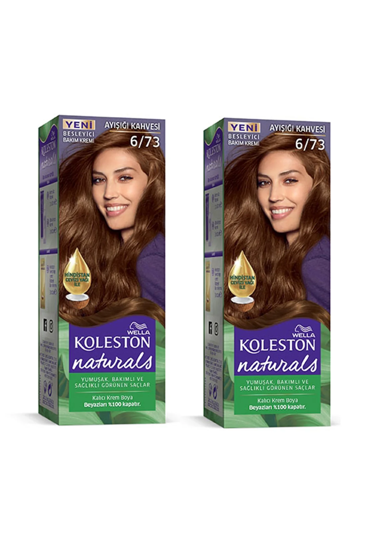 Naturals Saç Boyası Ayışığı Kahvesi 6/73 2x Paket - Just Cheap Store Görsel 2