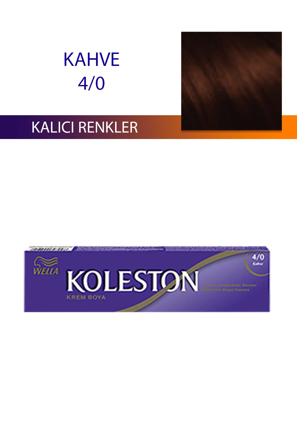 Single Tüp Boya Saç Boyası Kahve 4/0 - Just Cheap Store Görsel 2