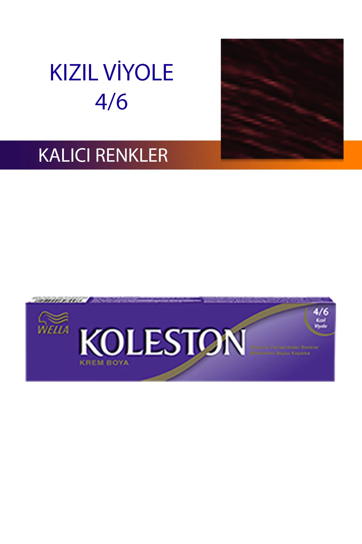 Single Tüp Boya Saç Boyası Kızıl Viyole 4/6 - Just Cheap Store Görsel 2