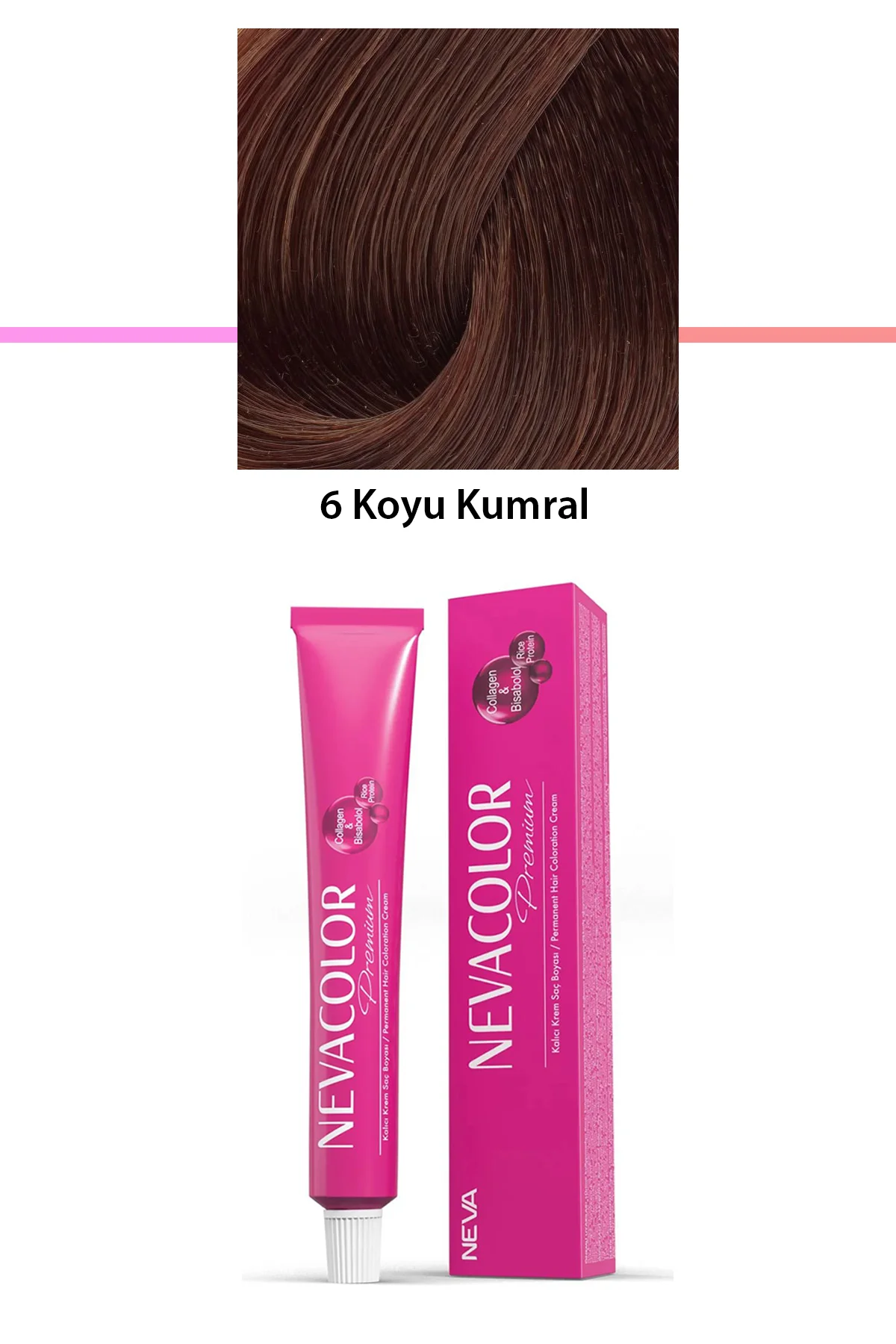 Premium 6 Koyu Kumral - Kalıcı Krem Saç Boyası 50 g Tüp - Just Cheap Store Görsel 4
