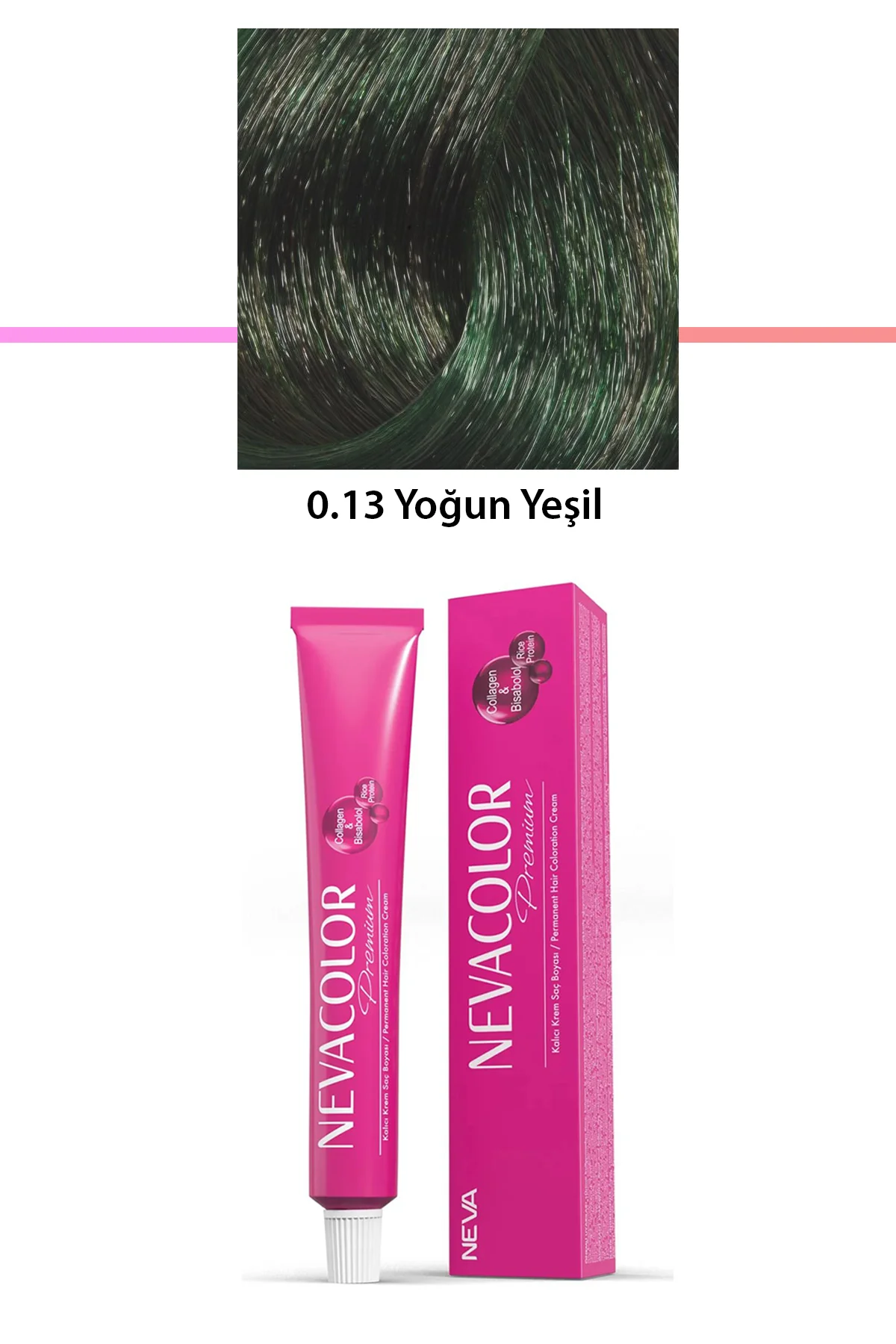 Premium 0.13 Yoğun Yeşil - Kalıcı Krem Saç Boyası 50 g Tüp - Just Cheap Store Görsel 4