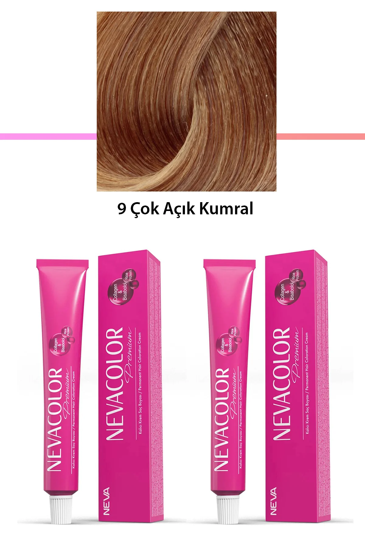 2 li Set Premium 9 Çok Açık Kumral - Kalıcı Krem Saç Boyası 2 X 50 g Tüp - Just Cheap Store Görsel 2