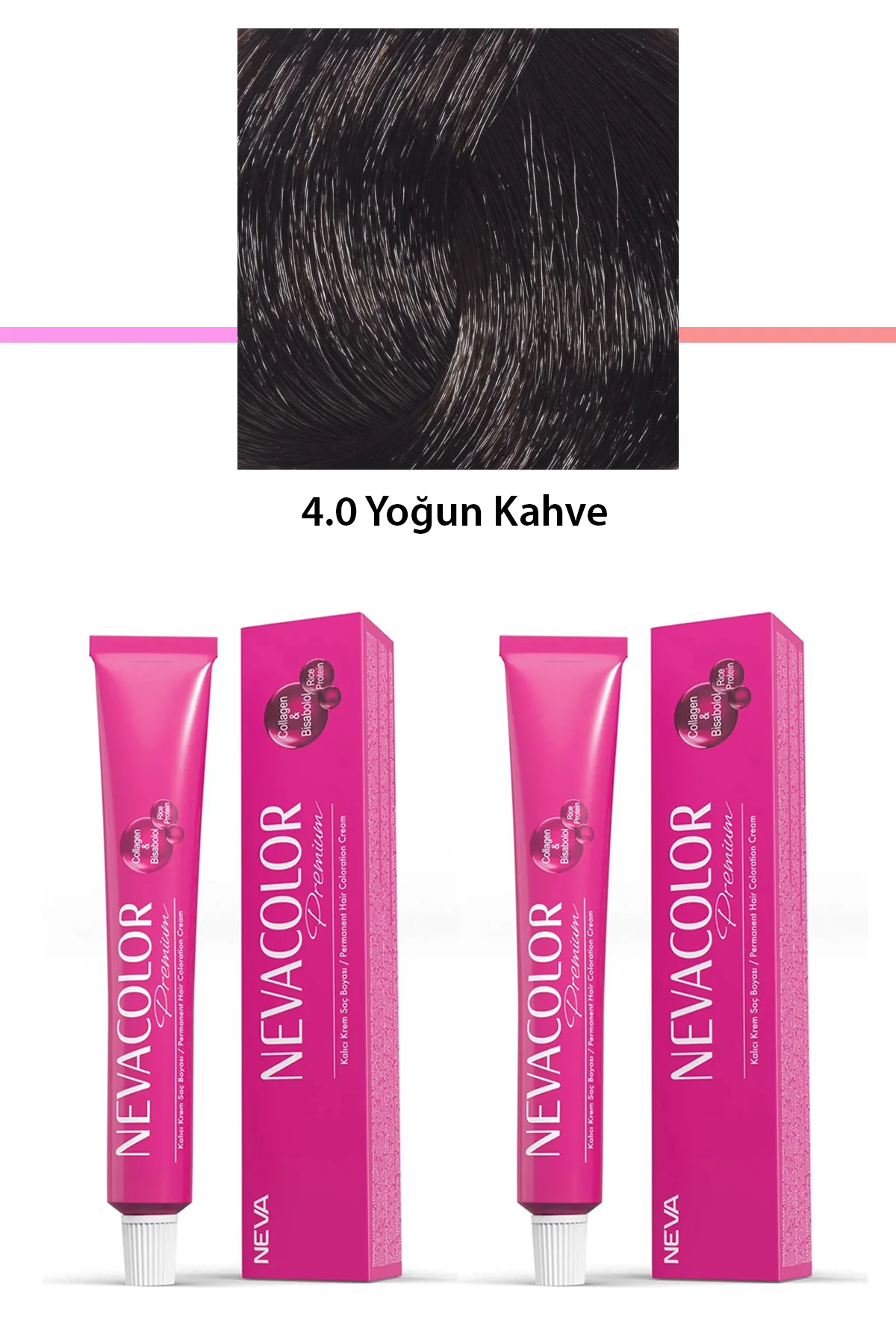 2 li Set Premium 4.0 Yoğun Kahve - Kalıcı Krem Saç Boyası 2 X 50 g Tüp - Just Cheap Store Görsel 4
