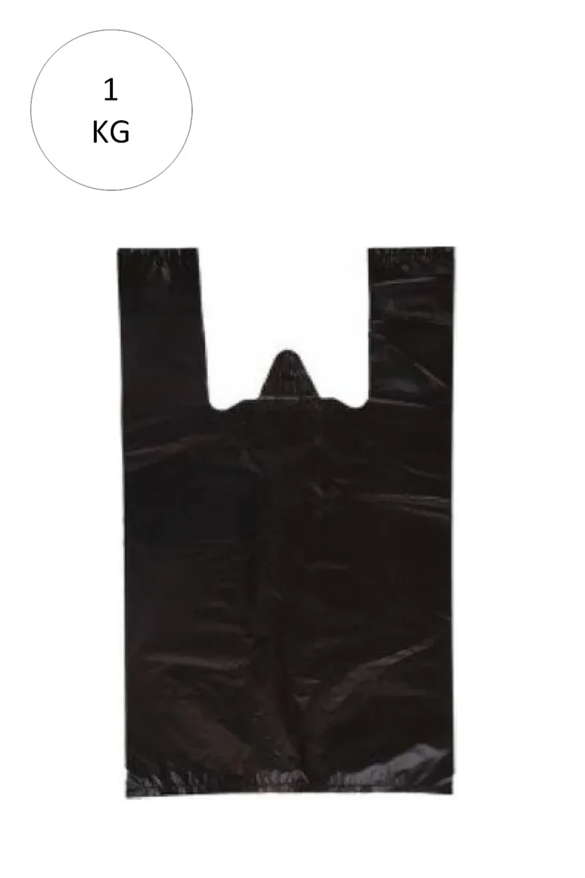Siyah Atlet Poşet Küçük Boy 25x45 cm Takriben 110 Adet 1 Kg - Just Cheap Store Görsel 4