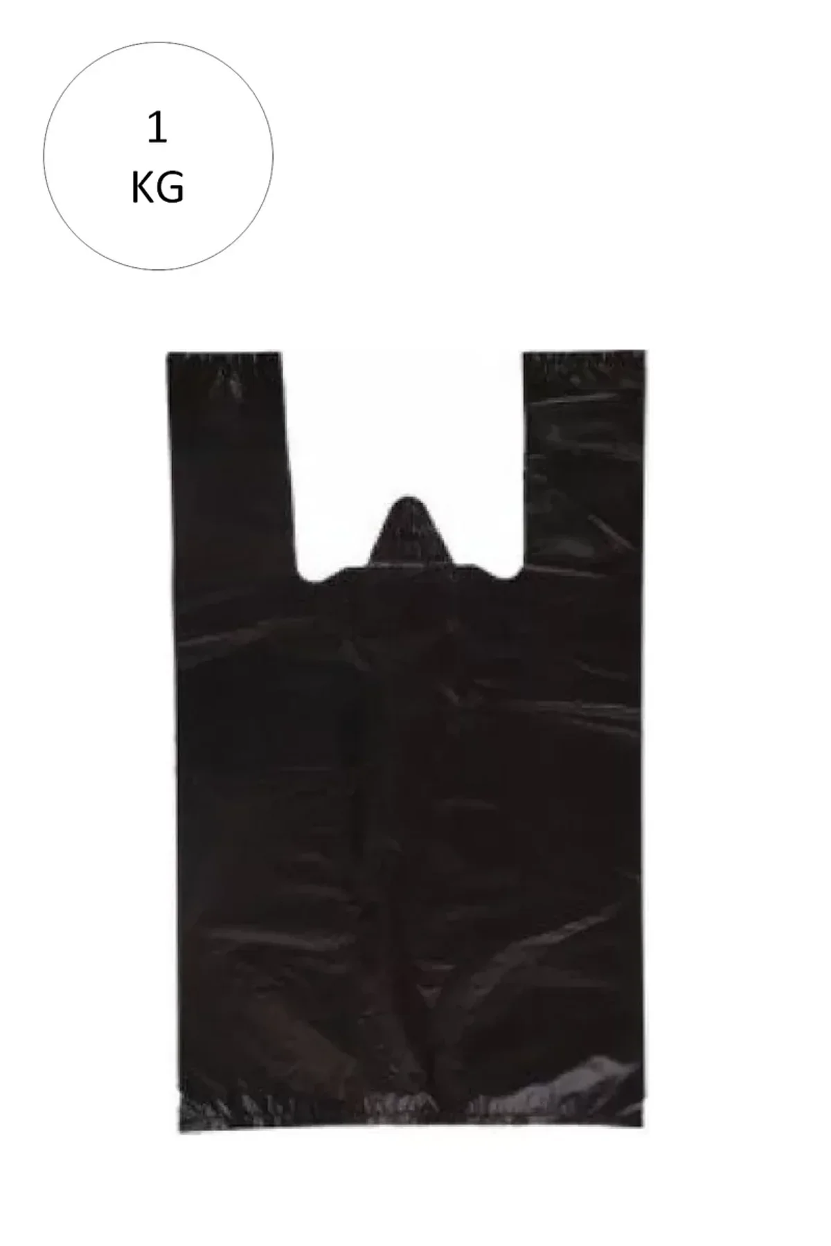Siyah Atlet Poşet Küçük Boy 25x45 cm Takriben 110 Adet 1 Kg - Just Cheap Store Görsel 5
