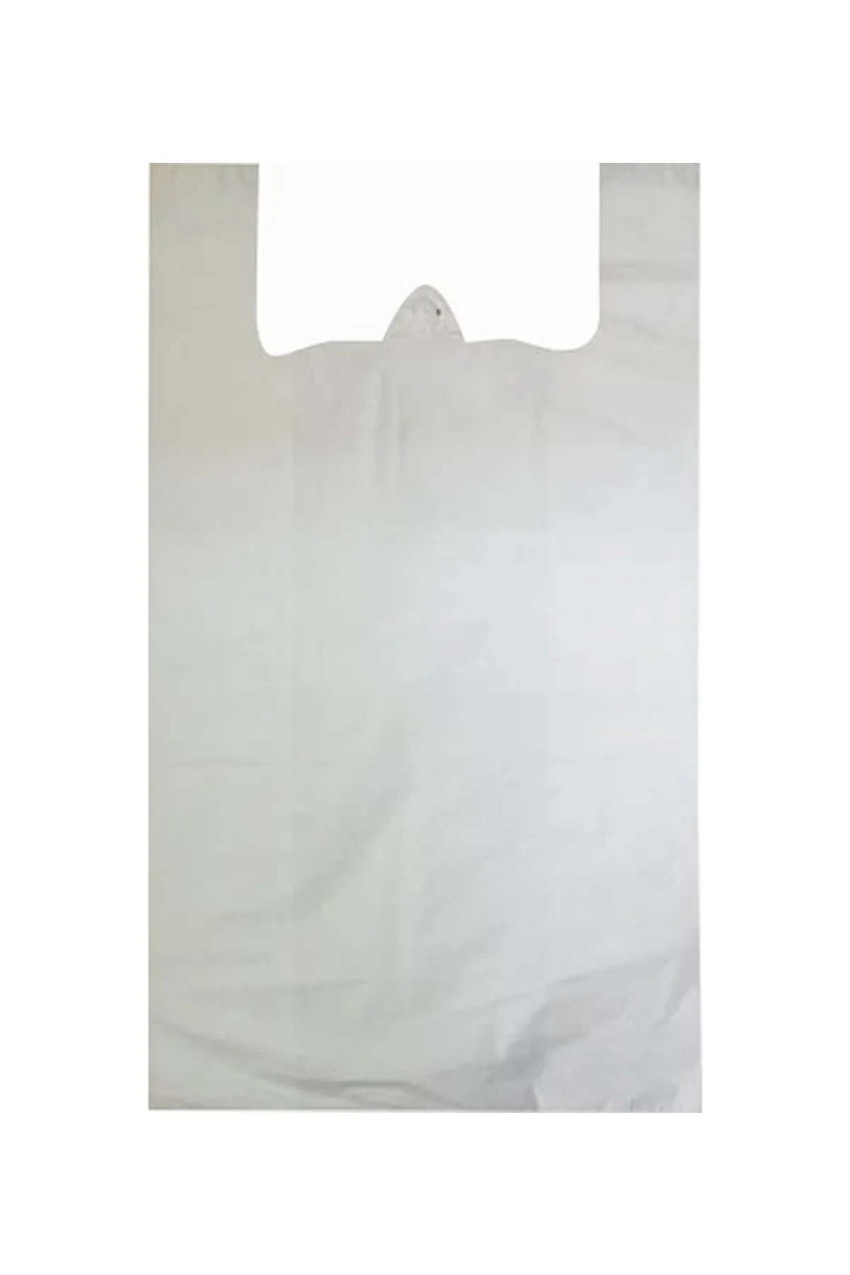 Beyaz Atlet Poşet Küçük Boy 25x45 cm Takriben 110 Adet 1 Kg - Just Cheap Store Görsel 3