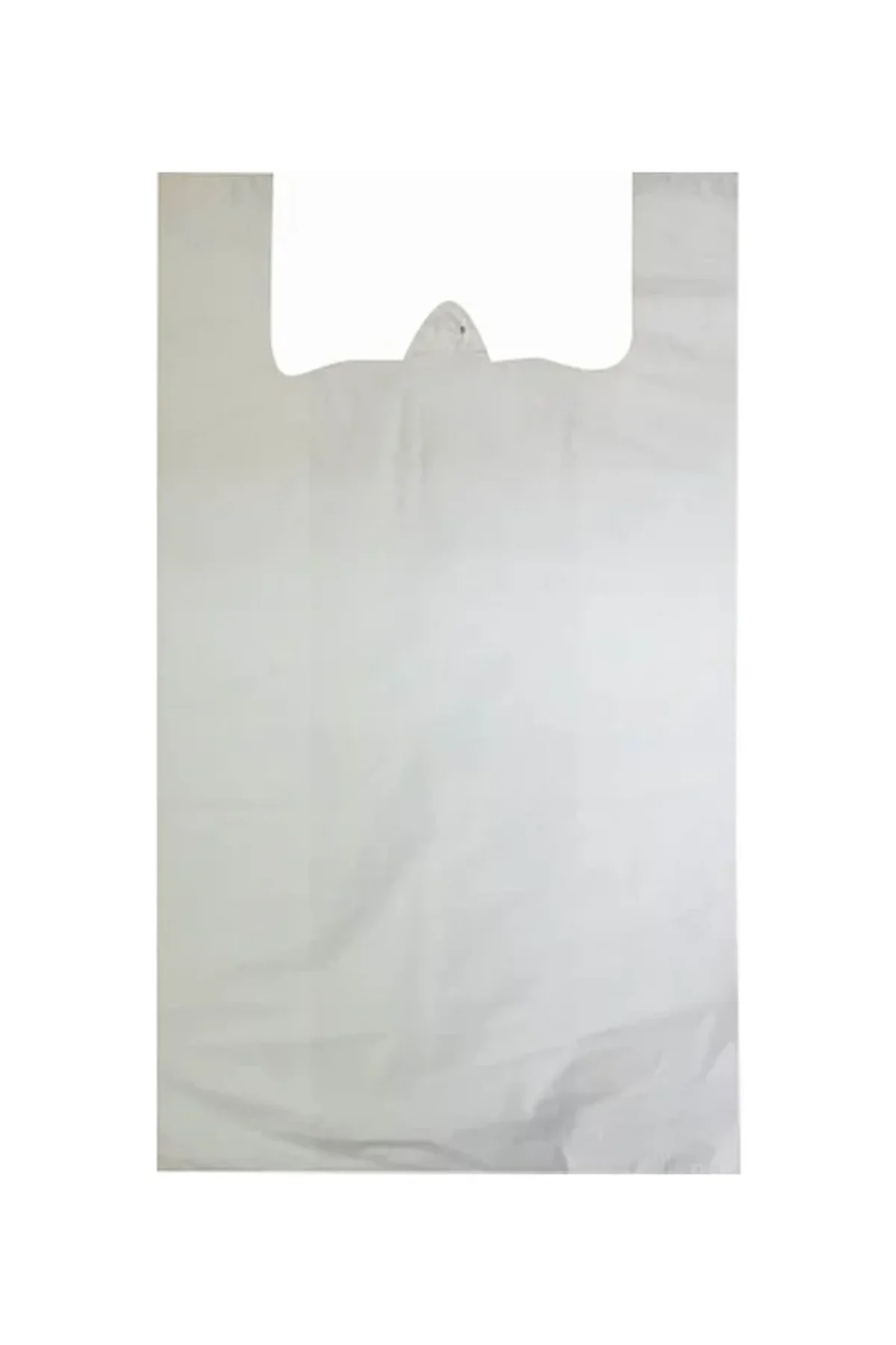 Beyaz Atlet Poşet Küçük Boy 25x45 cm Takriben 110 Adet 1 Kg - Just Cheap Store Görsel 4