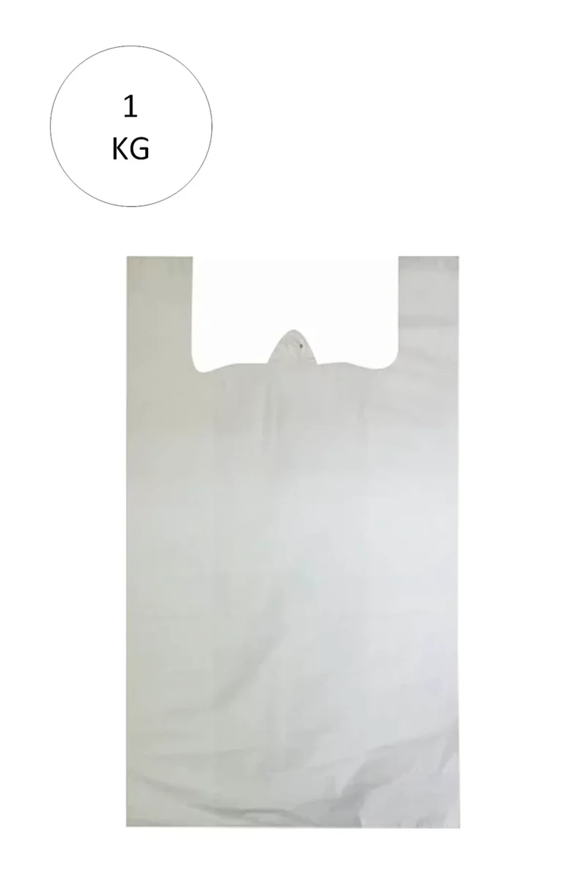 Beyaz Atlet Poşet Mini Boy 20x34 cm Takriben 235 Adet 1 Kg - Just Cheap Store Görsel 5