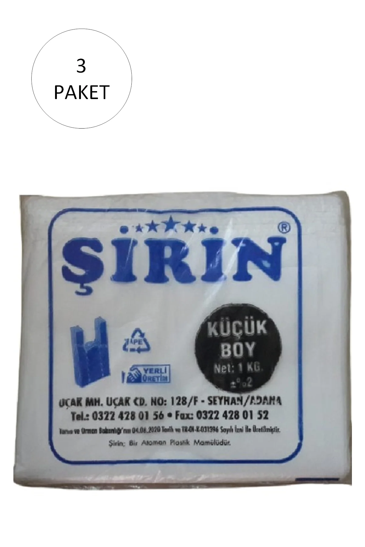 Beyaz Kalın Atlet Poşet Küçük Boy 25x45 Cm 1 Kg 3 Paket (Takriben 330 Adet) - Just Cheap Store Görsel 2