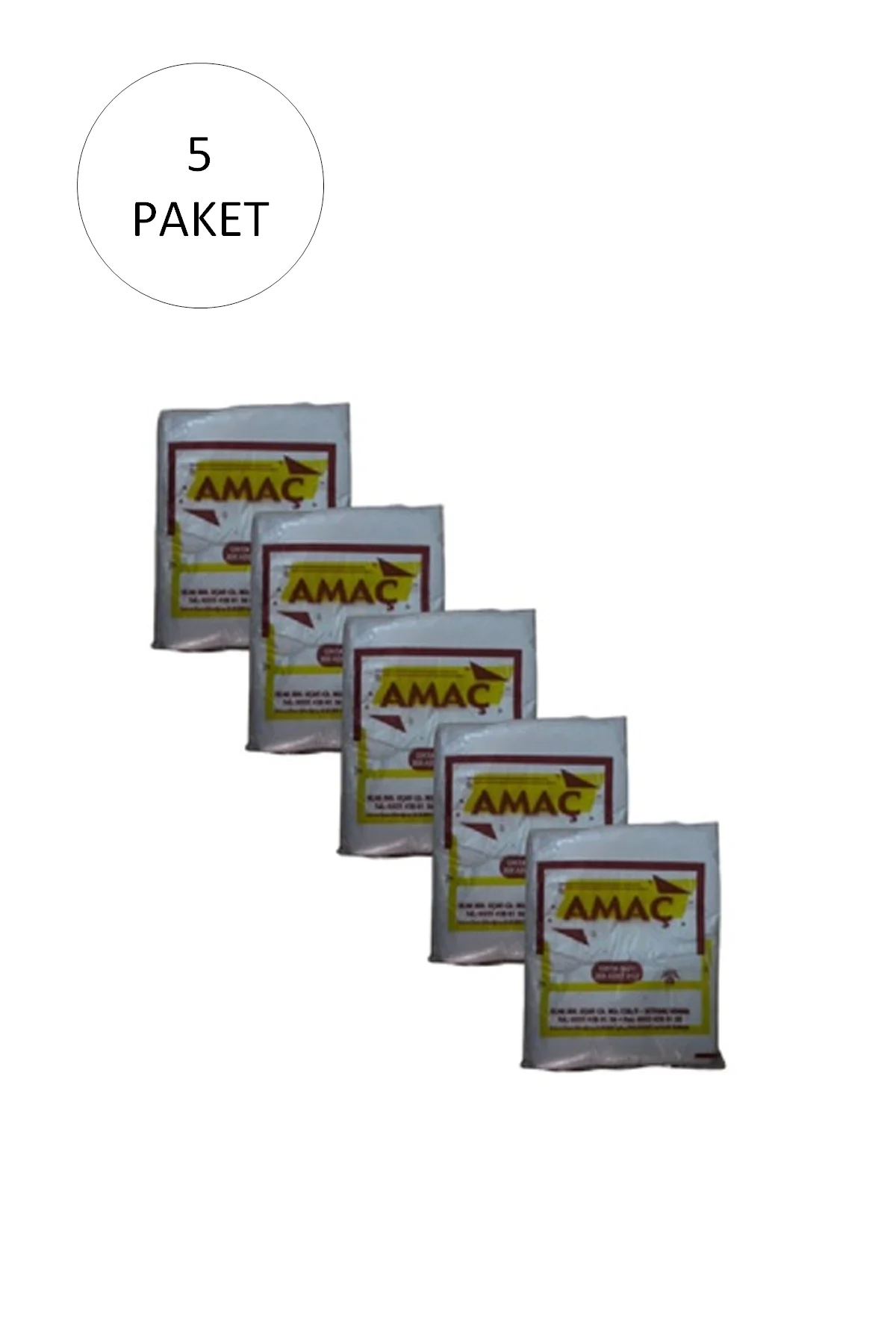 Şeffaf Hışır Atlet Poşet Orta Boy 27x47 Cm 650 Gr (5 Paket-Takriben 1,000 Adet) - Just Cheap Store Görsel 3