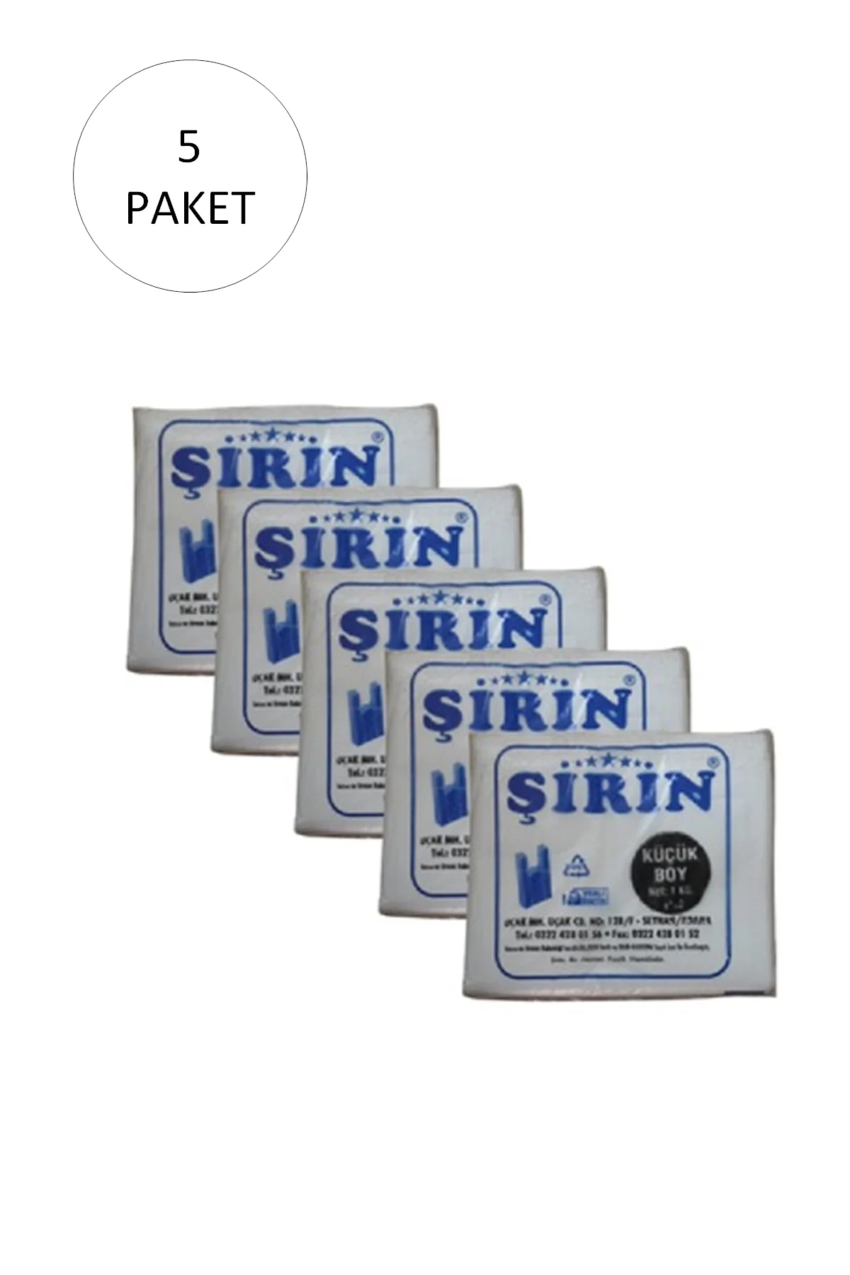 Beyaz Kalın Atlet Poşet Küçük Boy 25x45 Cm 1 Kg 5 Paket (Takriben 550 Adet) - Just Cheap Store Görsel 3