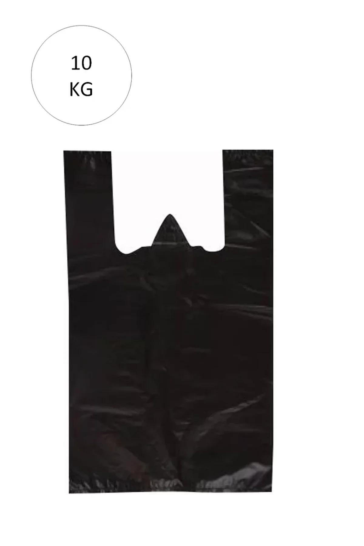 Siyah Atlet Poşet Orta Boy 29x50 cm Takriben 850 Adet 10 Kg - Just Cheap Store Görsel 5