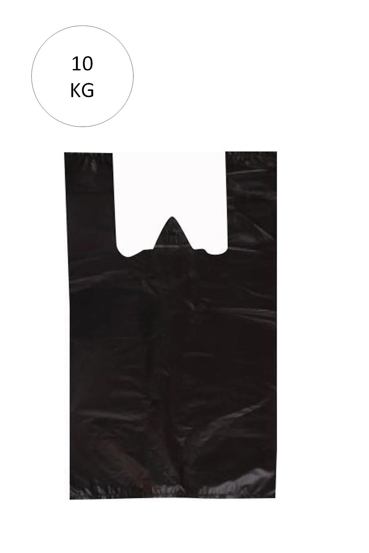 Siyah Atlet Poşet Orta Boy 29x50 cm Takriben 850 Adet 10 Kg - Just Cheap Store Görsel 2