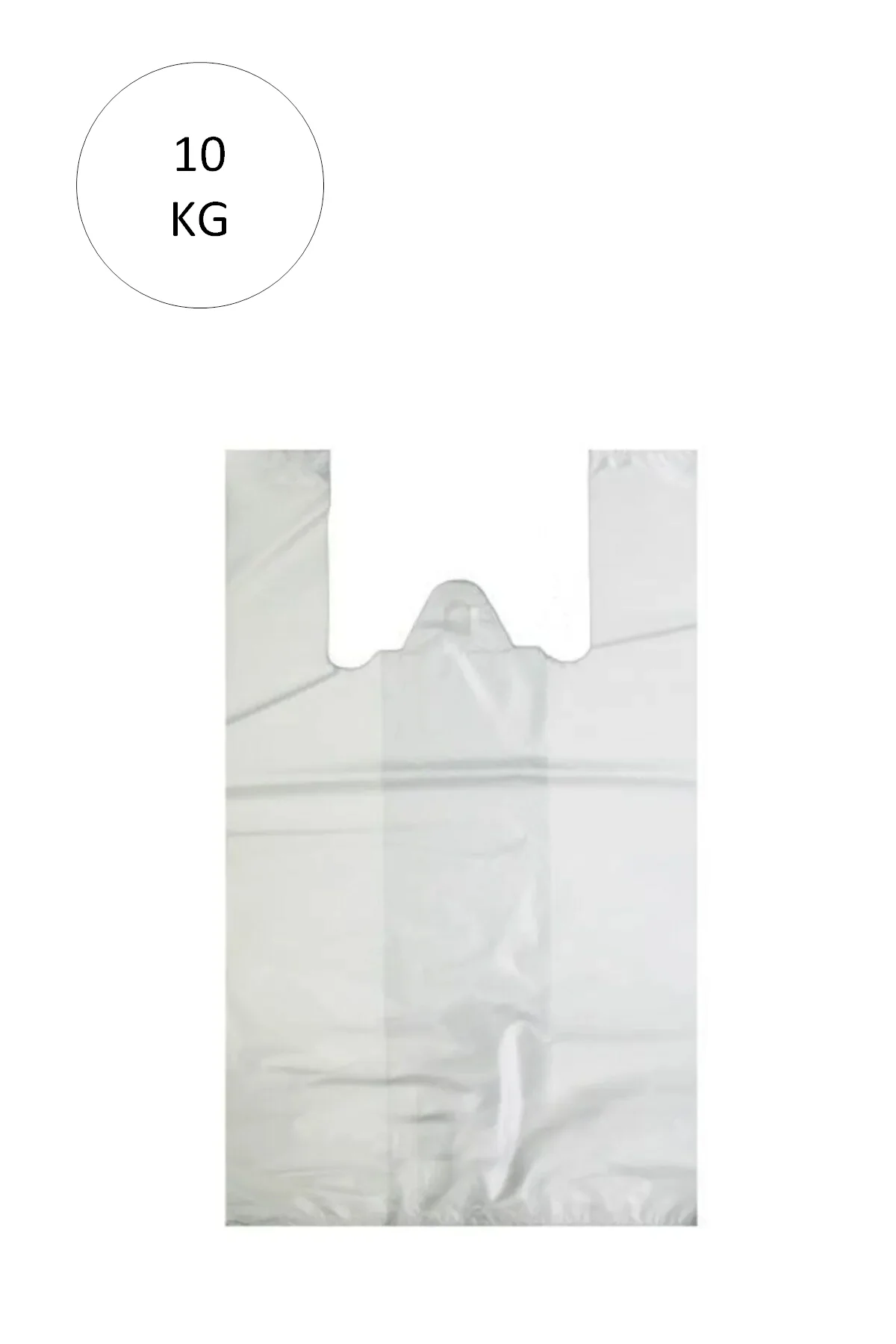 Beyaz Atlet Poşet Orta Boy 29x50 cm Takriben 850 Adet 10 Kg - Just Cheap Store Görsel 3